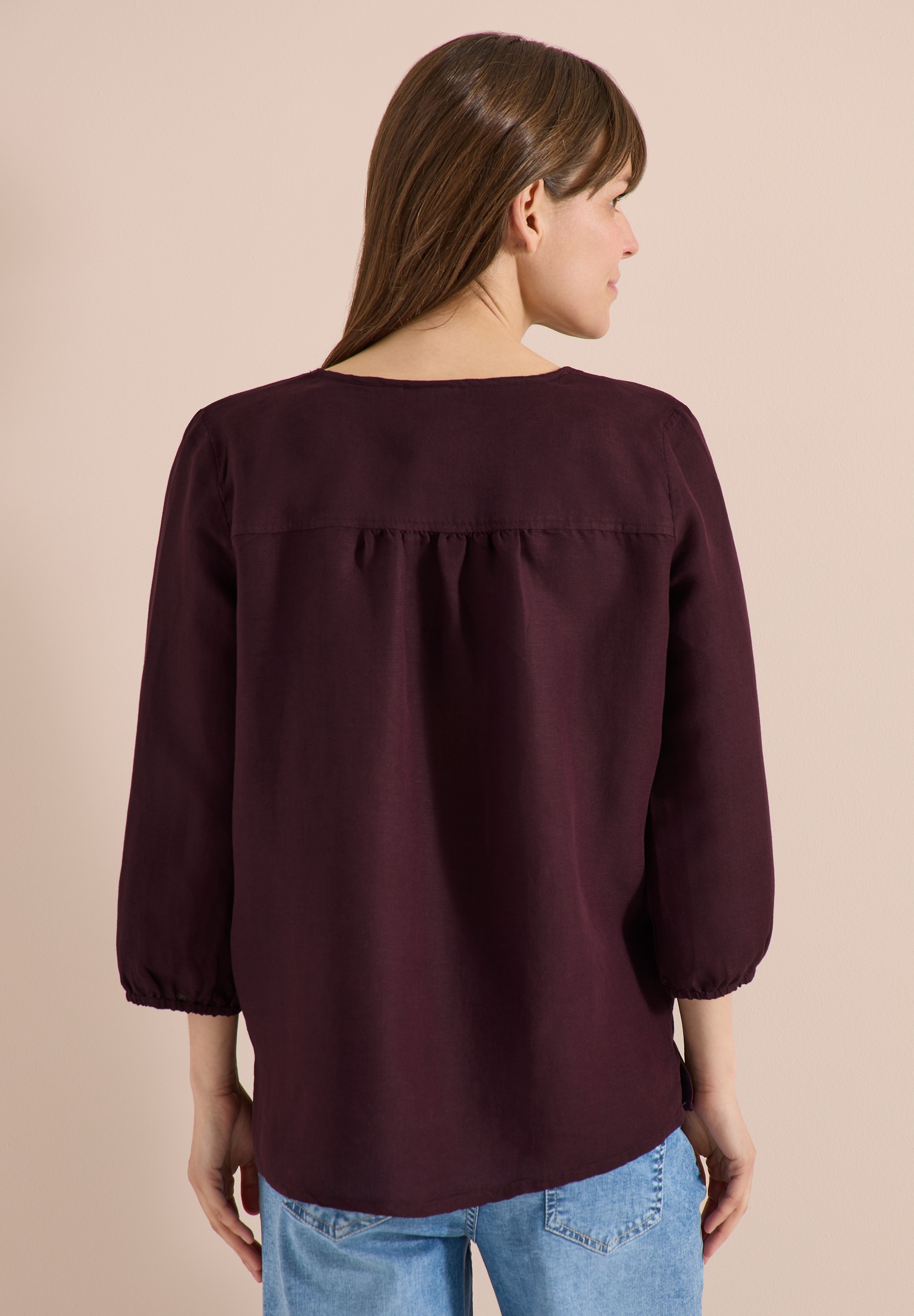 Cecil Shirtbluse mit Leinenanteil