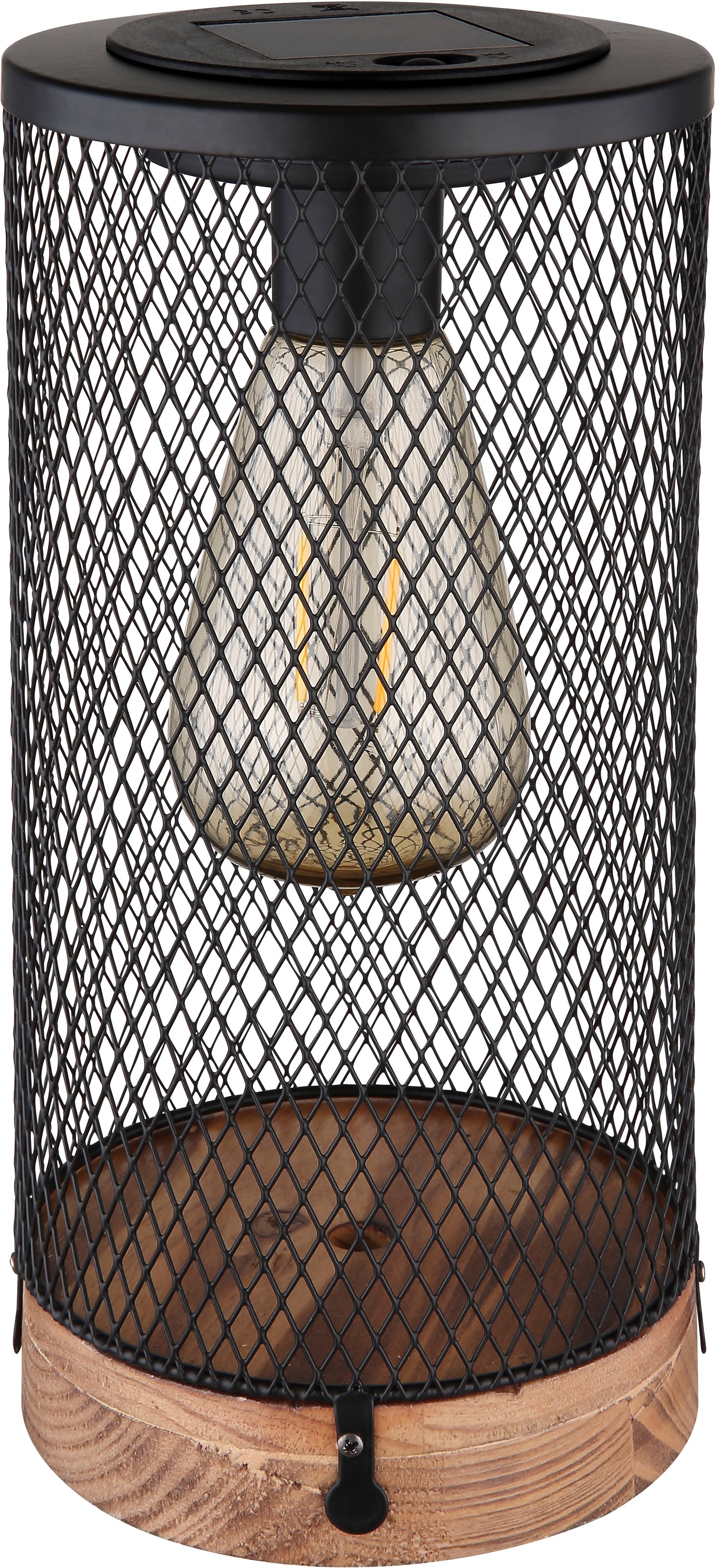 LED Solarleuchte GLOBO LIGHTING, beige, Garten, Leuchten, "SOLAR", Solarlampe für Garten, Toller Lichteffekt, Terrasse, Balkontisch