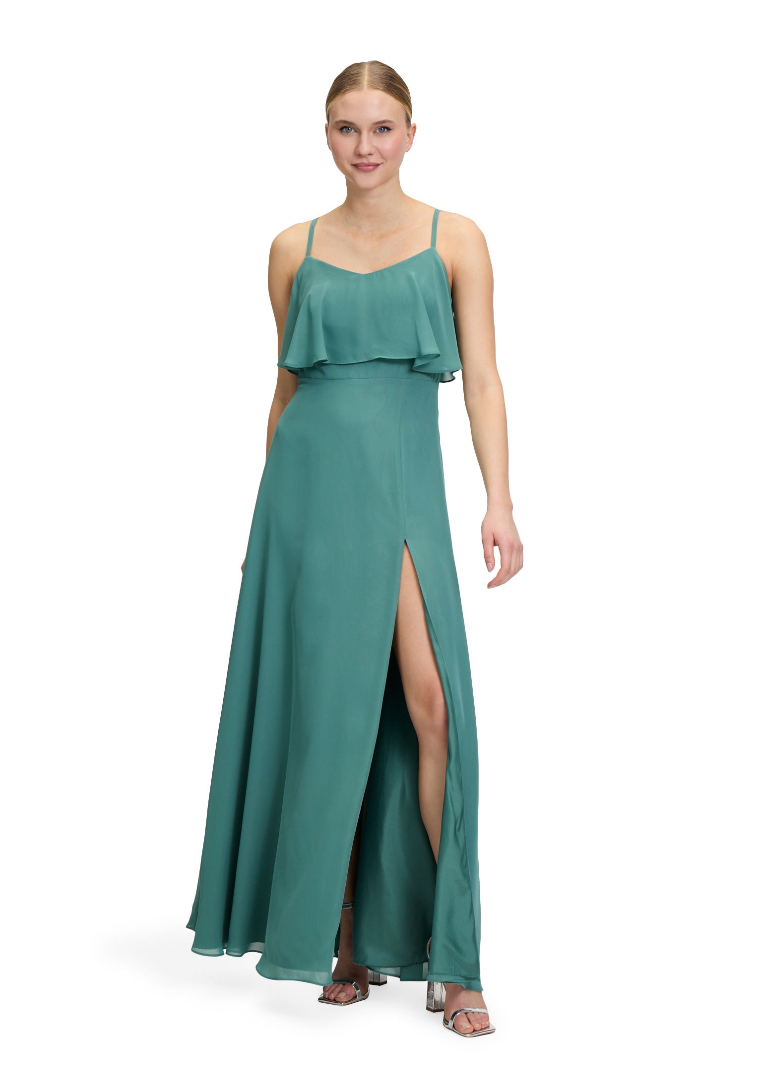 Vera Mont Abendkleid "Vera Mont Damen Abendkleid mit Volant", Volant günstig online kaufen