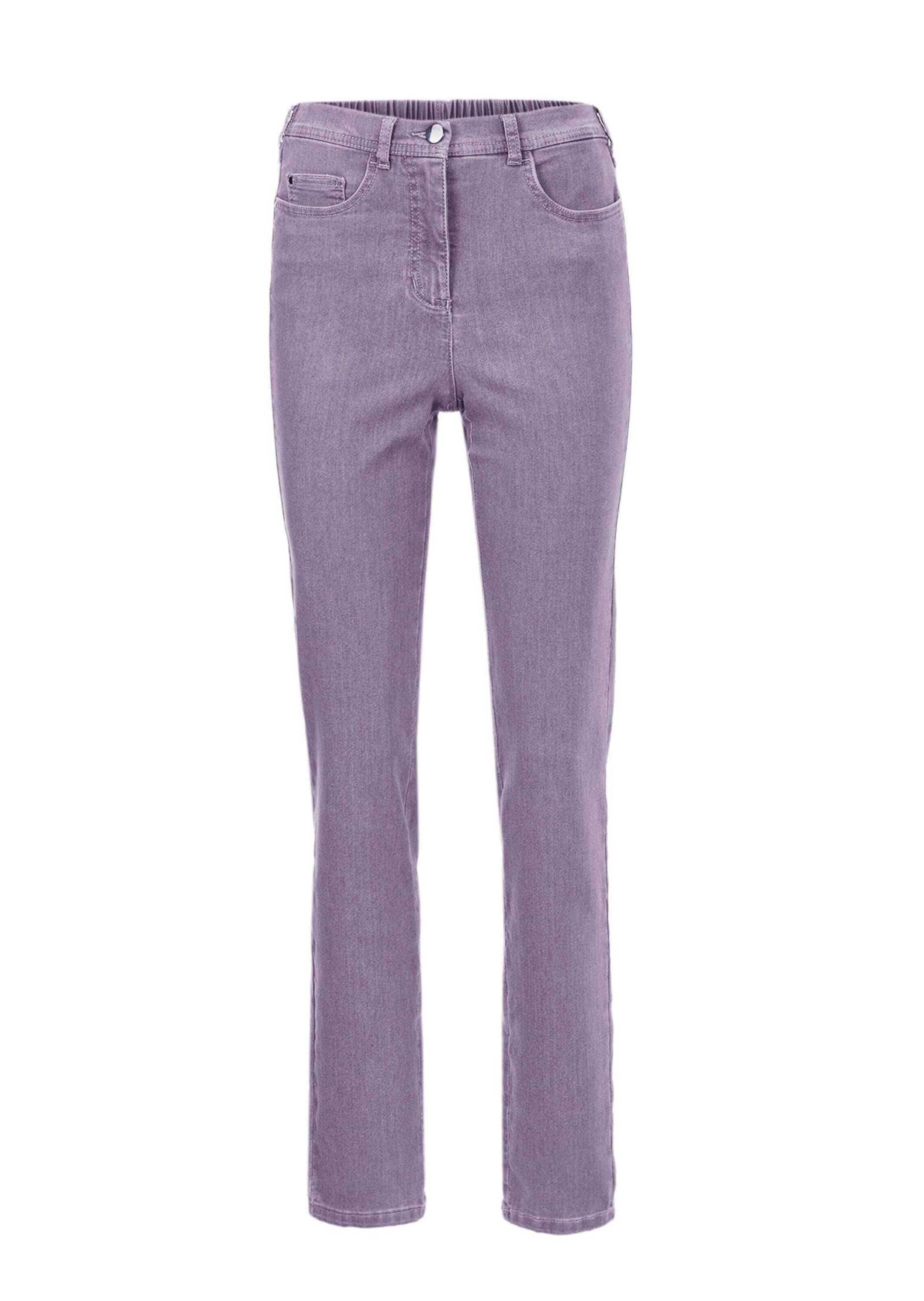 GOLDNER Regular-fit-Jeans "Damen Jeans Slim Fit LOUISA mit Stretch-Anteil" Ohne