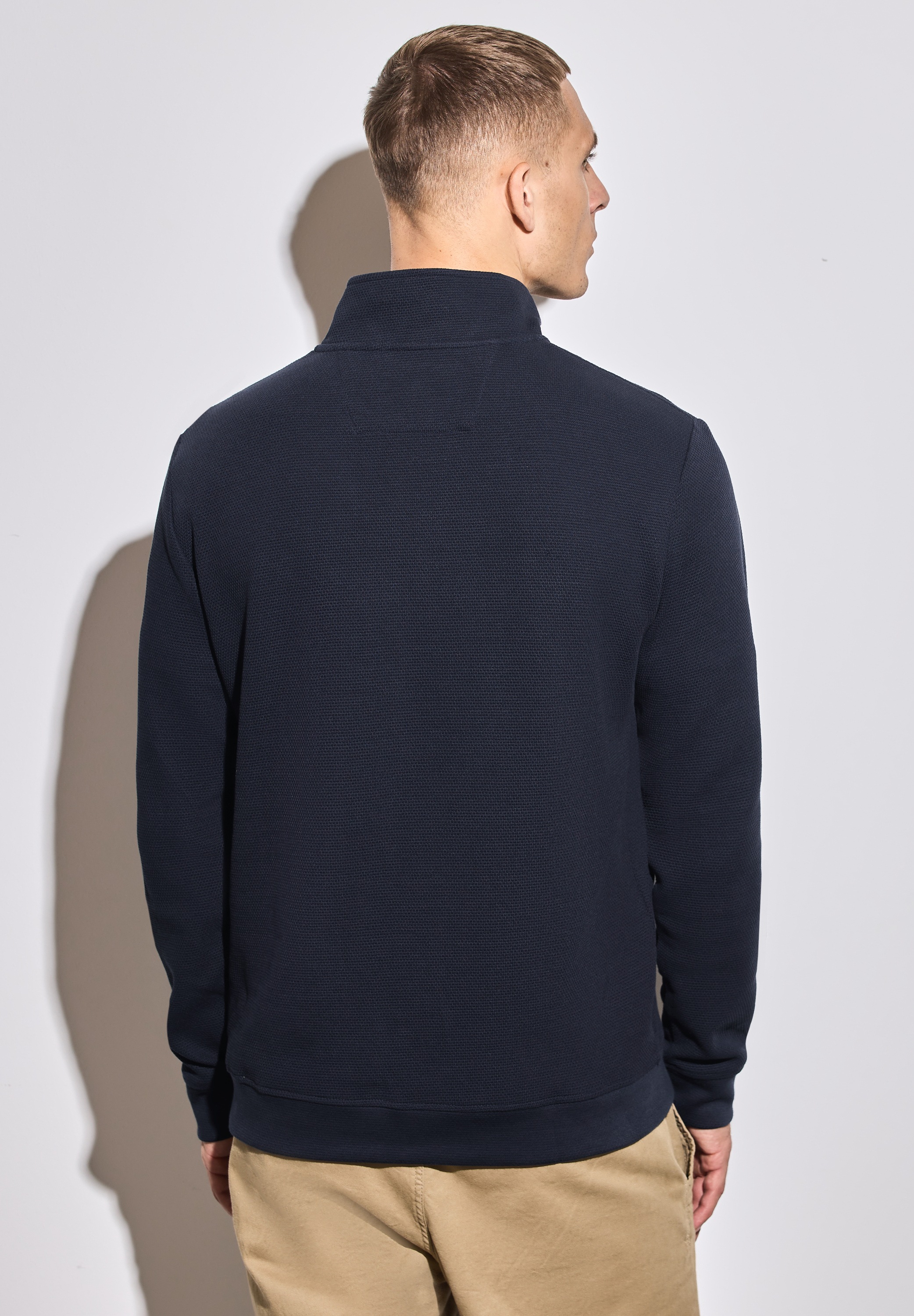 STREET ONE MEN Sweatshirt, aus reiner Baumwolle günstig online kaufen