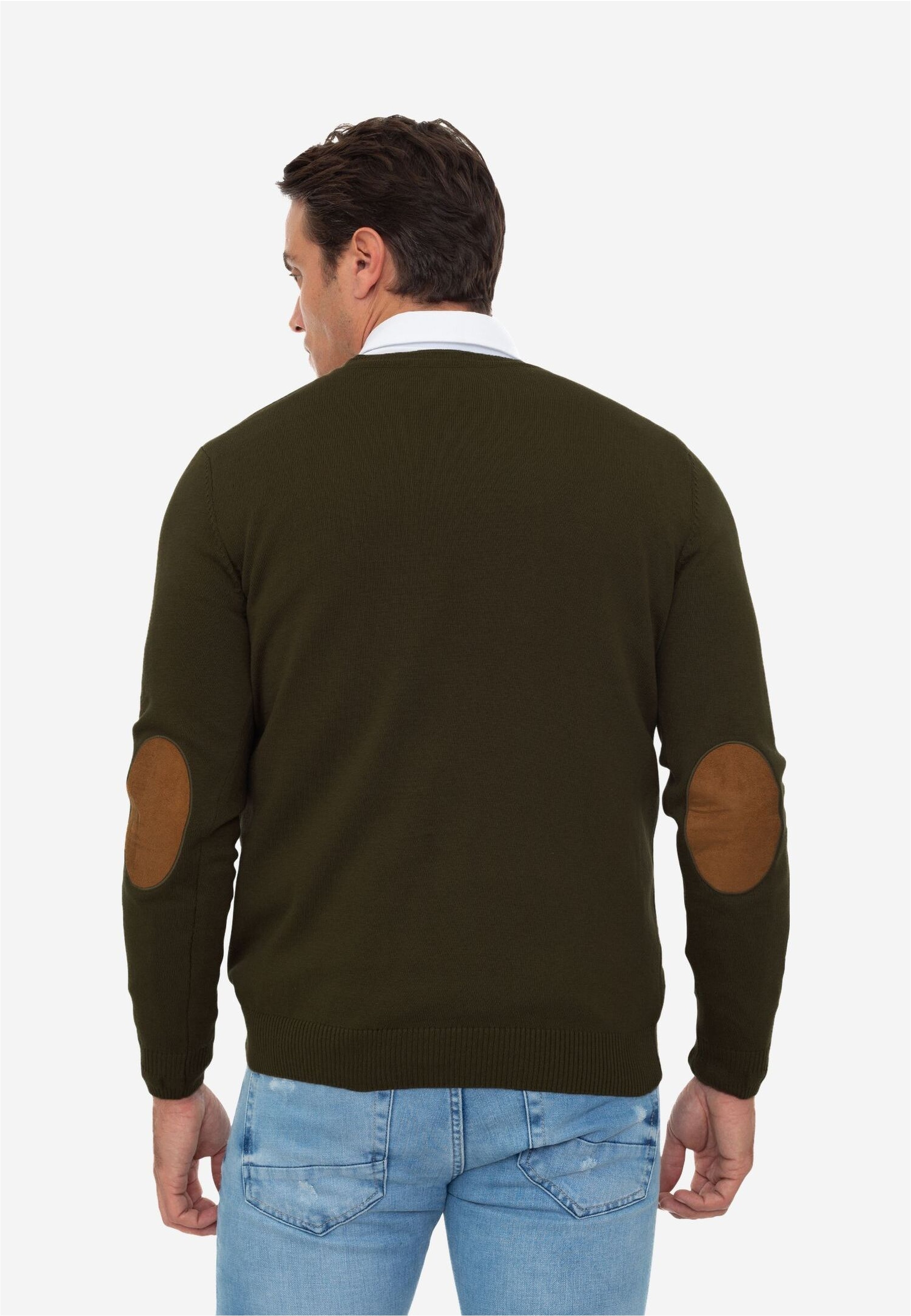 SIR RAYMOND TAILOR Strickpullover »Los Angeles«, (1 tlg.), mit klassischem V-Ausschnitt