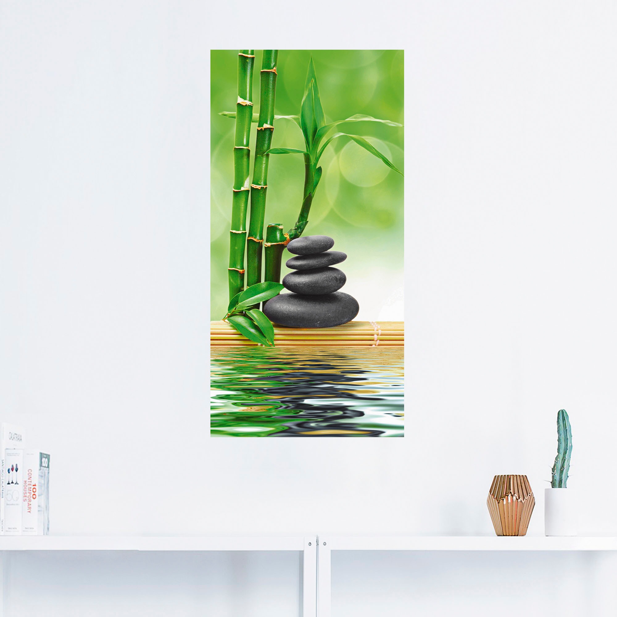 Thumbnail - Artland Wandbild "Spa Konzept Zen Basaltsteine", Zen, (1 St.), als Leinwandbild, Poster, Wandaufkleber in verschied. Grö...