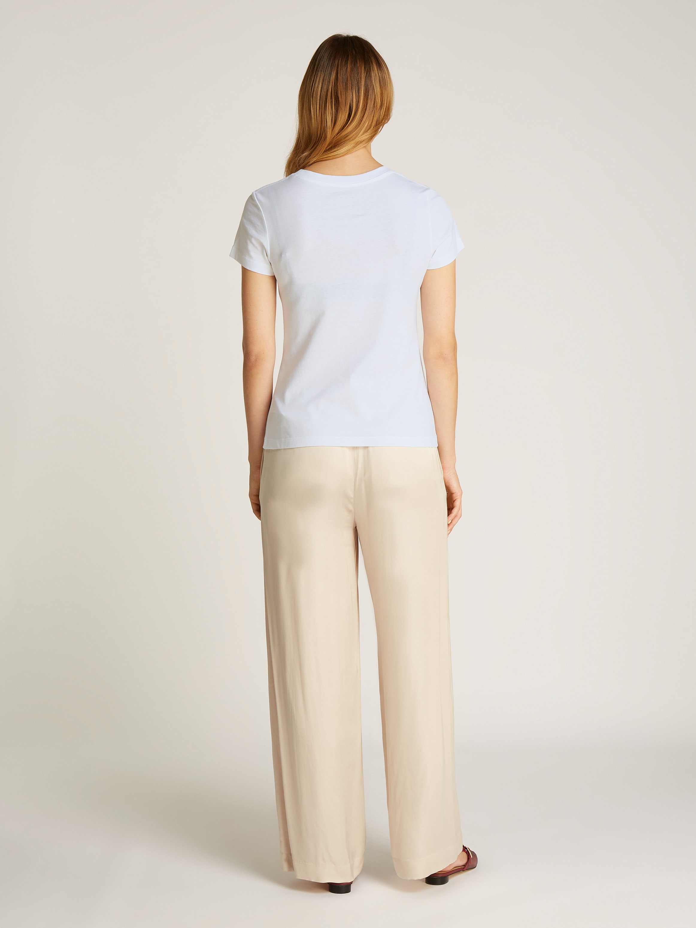 Calvin Klein Jeans Rundhalsshirt »INSTITUTIONAL GRAPHIC SLIM TEE«, mit Logodruck