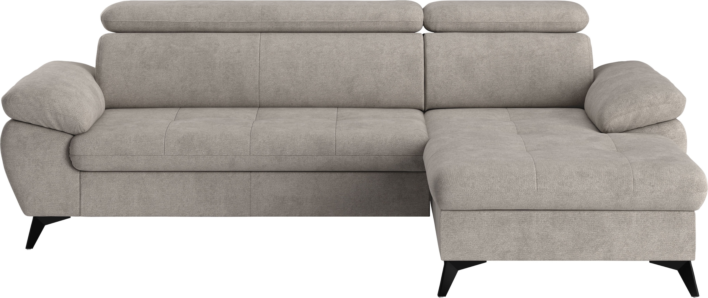COTTA Ecksofa "Hudson L-Form", mit Kopfteilverstellung, wahlweise mit Bettf günstig online kaufen