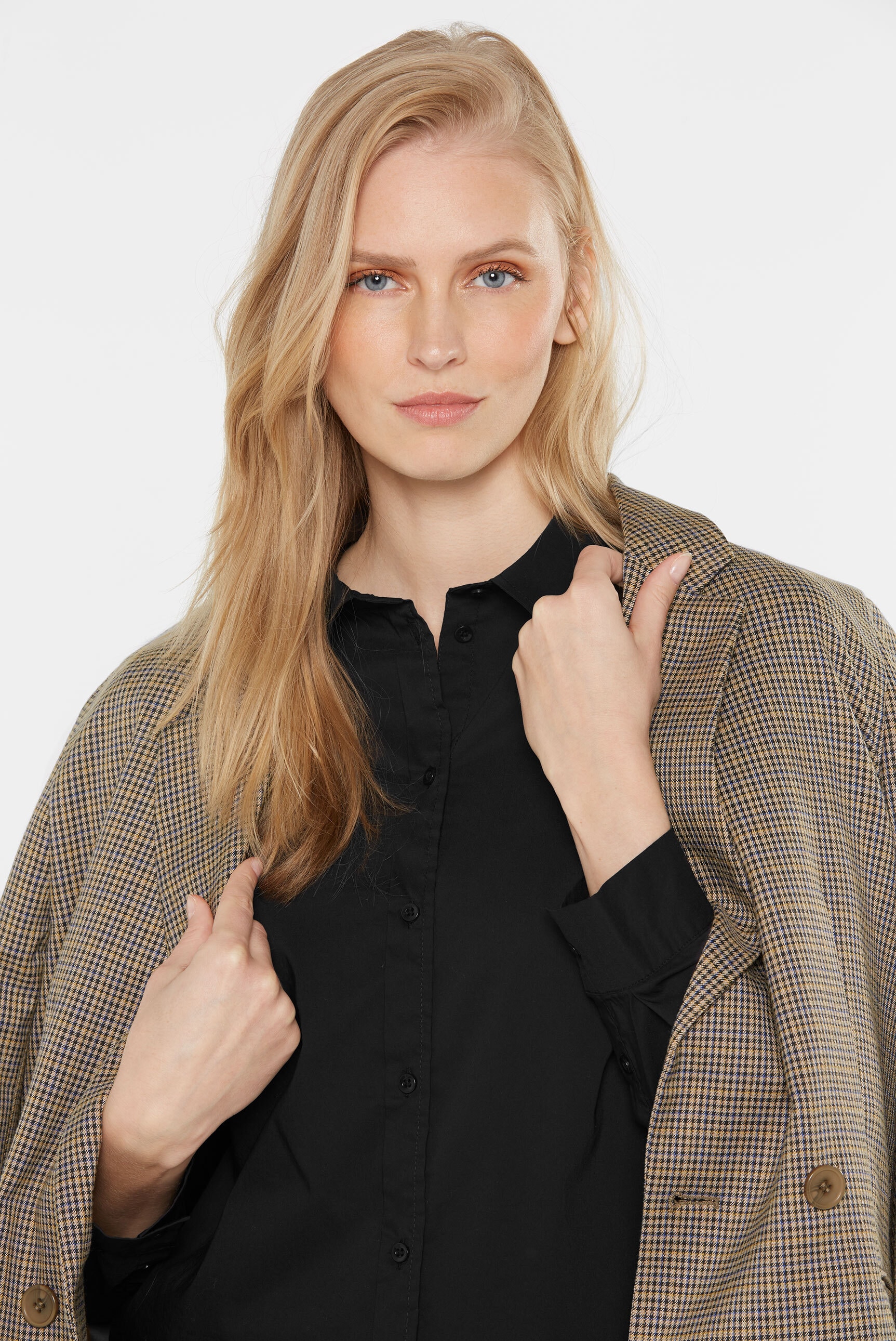 SENSES.THE LABEL Langarmbluse, mit Baumwolle