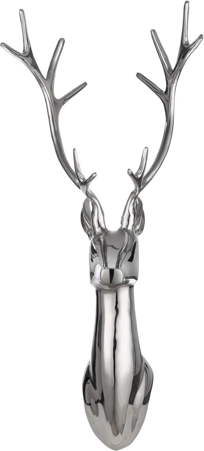GILDE Wanddekoobjekt "Wandobjekt Hirsch Arran" Wandobjekt, Hirsch, Dekoration, Jagdmotiv, Wohnzimmer, Wanddekoration