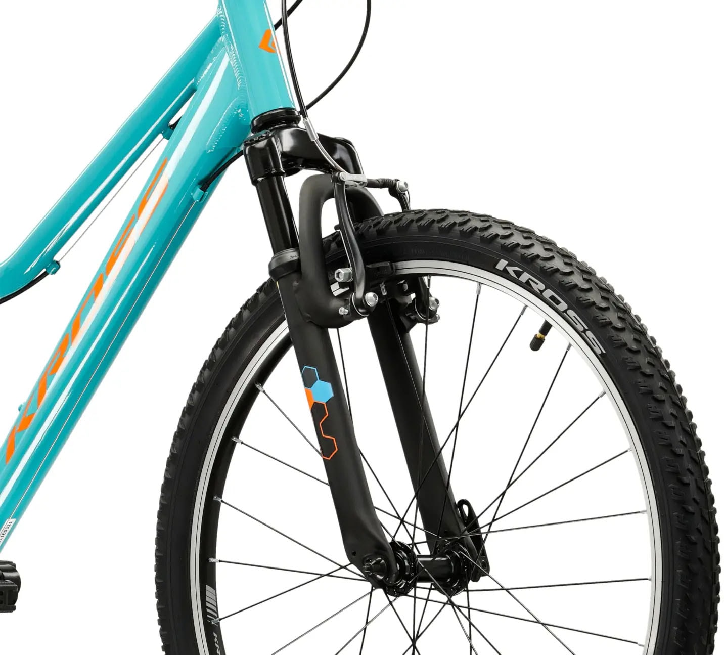 Kross Kinderfahrrad »KROSS Kinderad 24" Hexagon JR 1.0 Blau 8 Gänge 2026« 8 Gang Shimano TOURNEY TX800 Schaltwerk Kettenschaltung