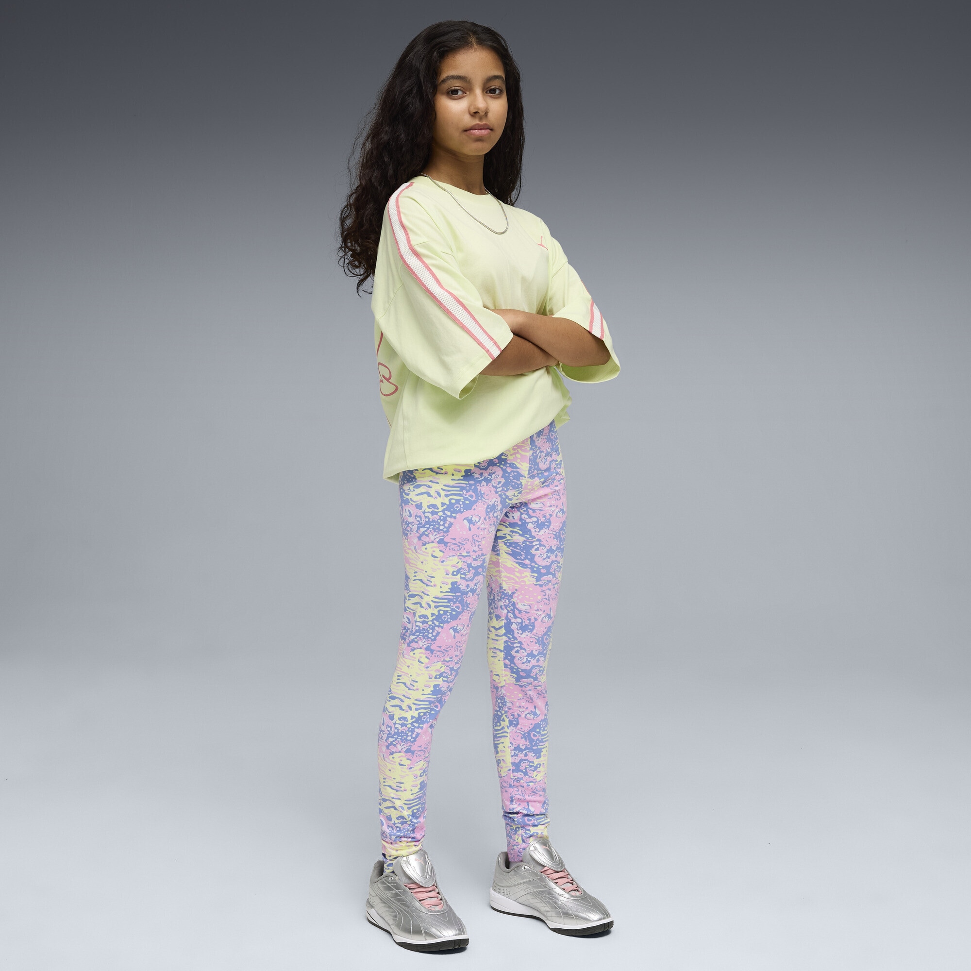 PUMA Leggings »Printed High-Waist Leggings Mädchen«