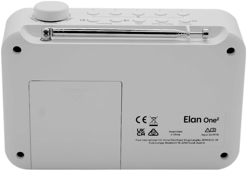 Pure Digitalradio (DAB+) »Elan One« (Bluetooth Digitalradio (DAB+) | FM-Tuner 1,5 W)