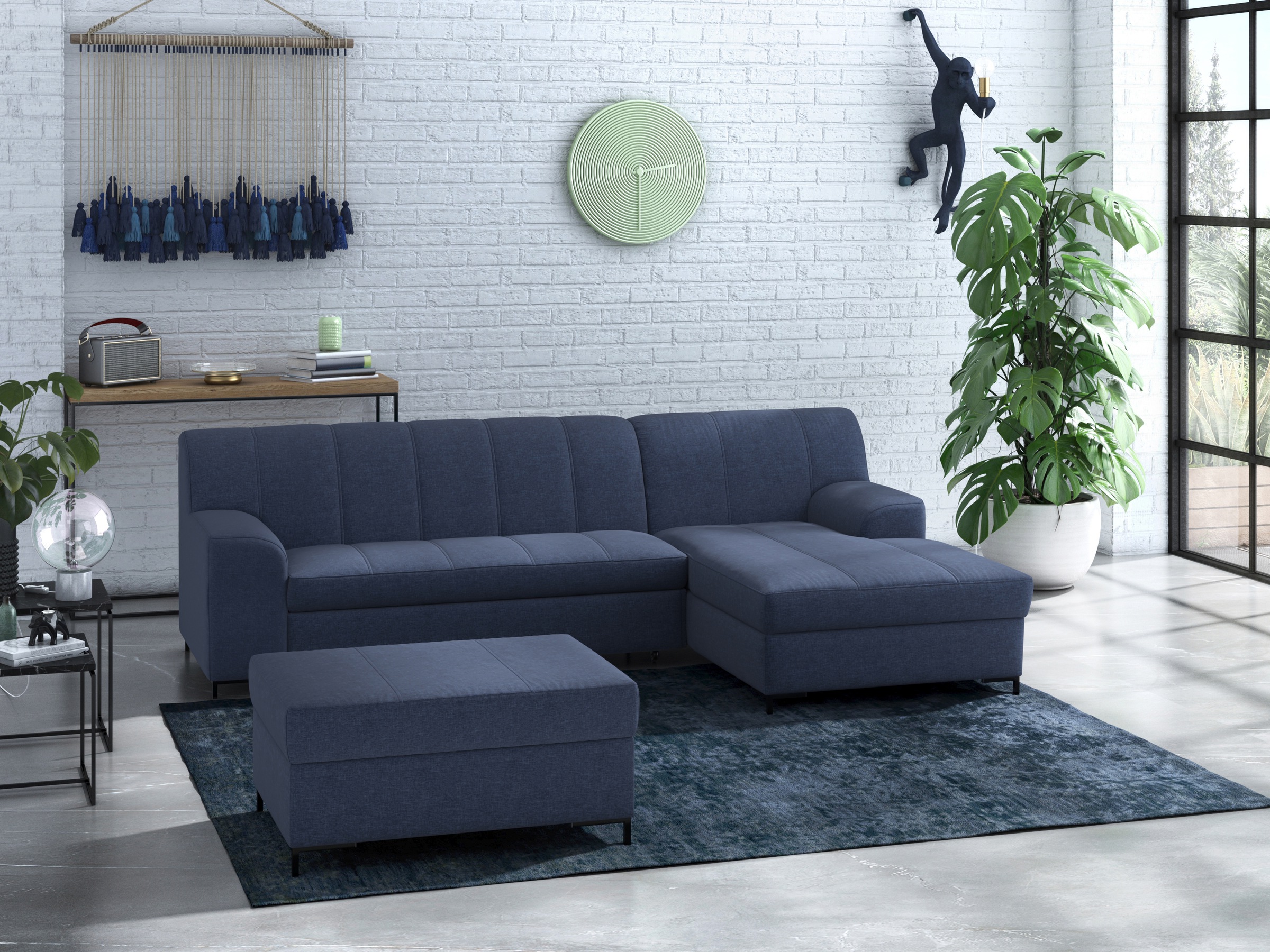 INOSIGN Polsterhocker »Balme«, passend zur Serie "Balme"