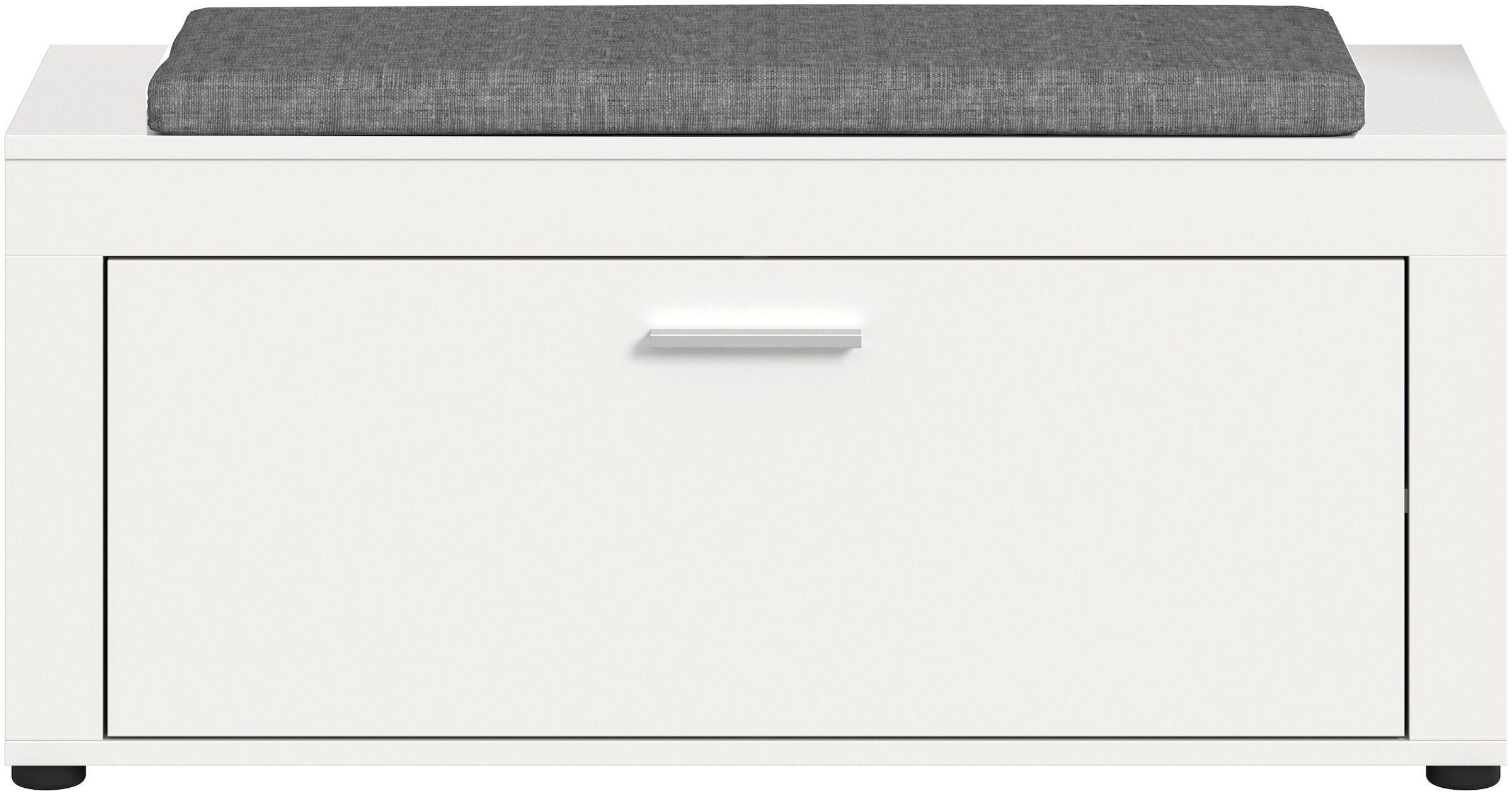OTTO home Sitzbank »AOSTA, Breite 100cm, inkl. Sitzkissen,  1 Klappe, 2 Fächer« in verschiedenen Farbausführungen erhältlich, individuell kombinierbar, 2 Stk. tlg. Garderobenbank, Flurbank, Bank, Dielenbank, Schuhbank, Garderobe