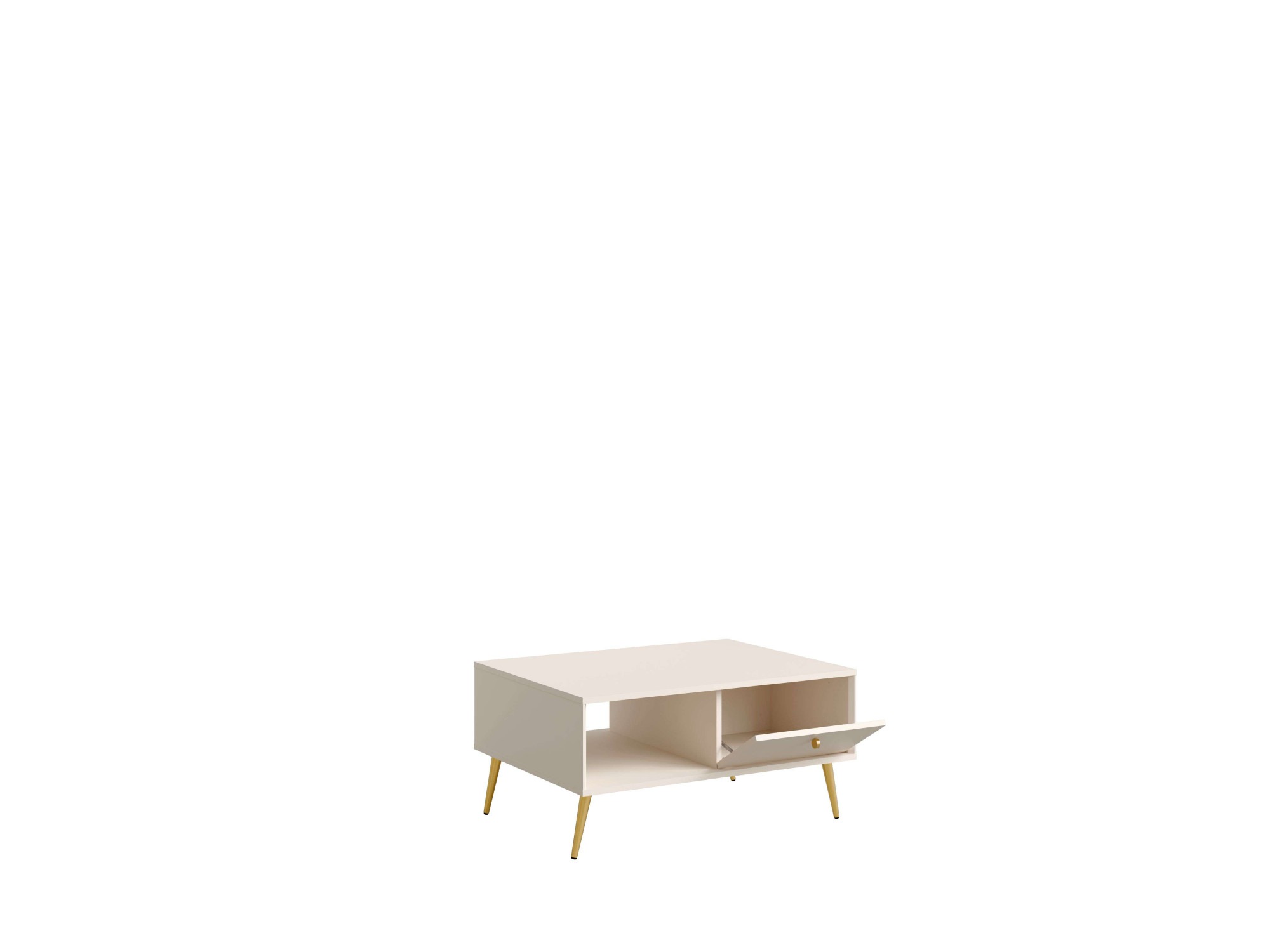 Couchtisch HOME AFFAIRE "ROMELIS beige Kaffeetisch mit viel Stauraum, 87x66cm, modernes Design", beige, beige, B:87cm H:43,2cm T:66cm, Tische, Couchtisch, pflegeleichter Beistelltisch mit zusätzlichen Aufbewahrungsschränken 3