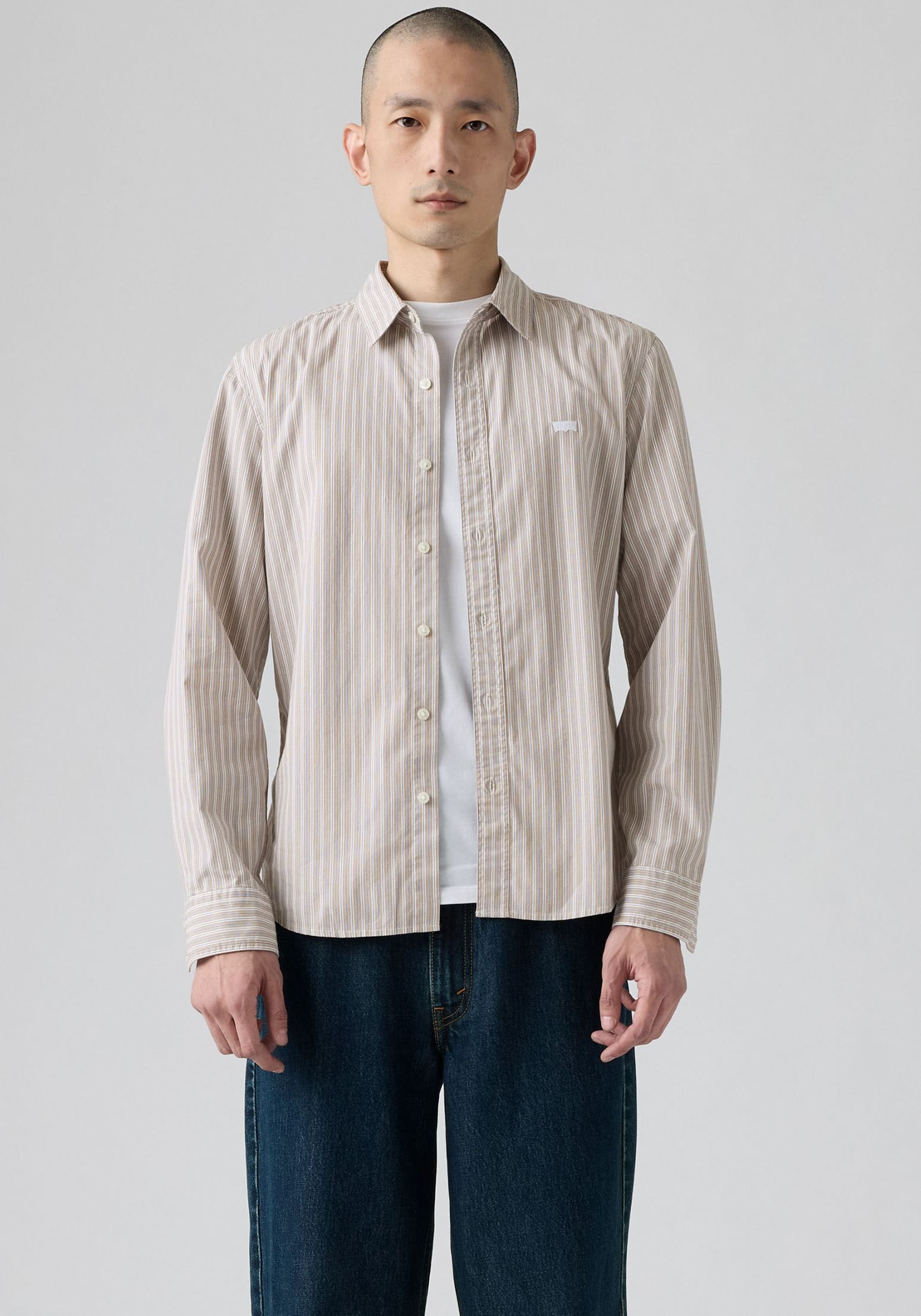 Levis Jeanshemd "BATTERY HM SHIRT SLIM", mit Logobadge günstig online kaufen