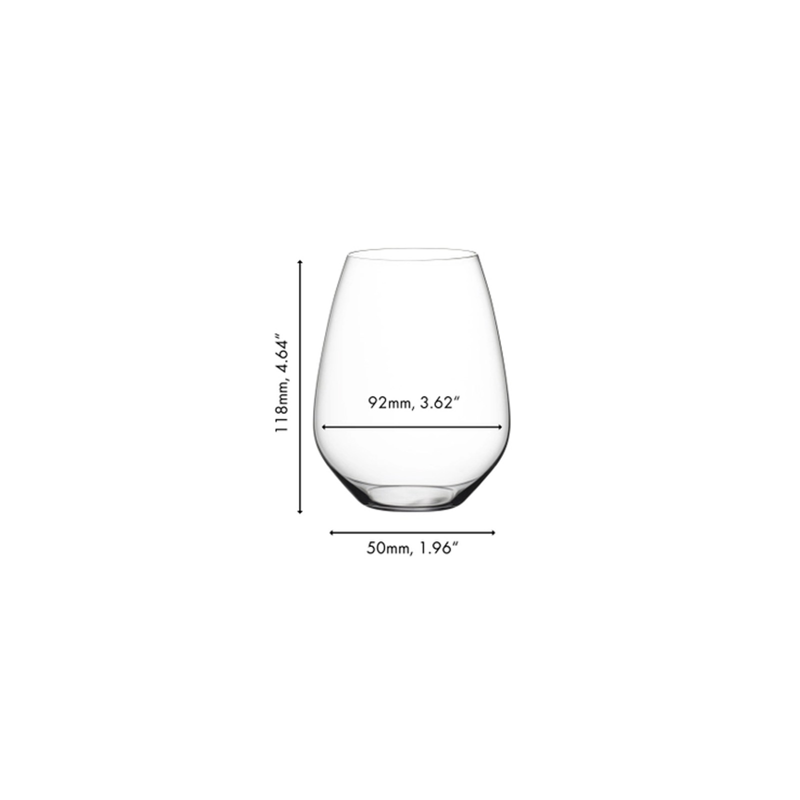 RIEDEL THE WINE GLASS COMPANY Glas "Universalbecher + Poliertuch Veloce 550 günstig online kaufen