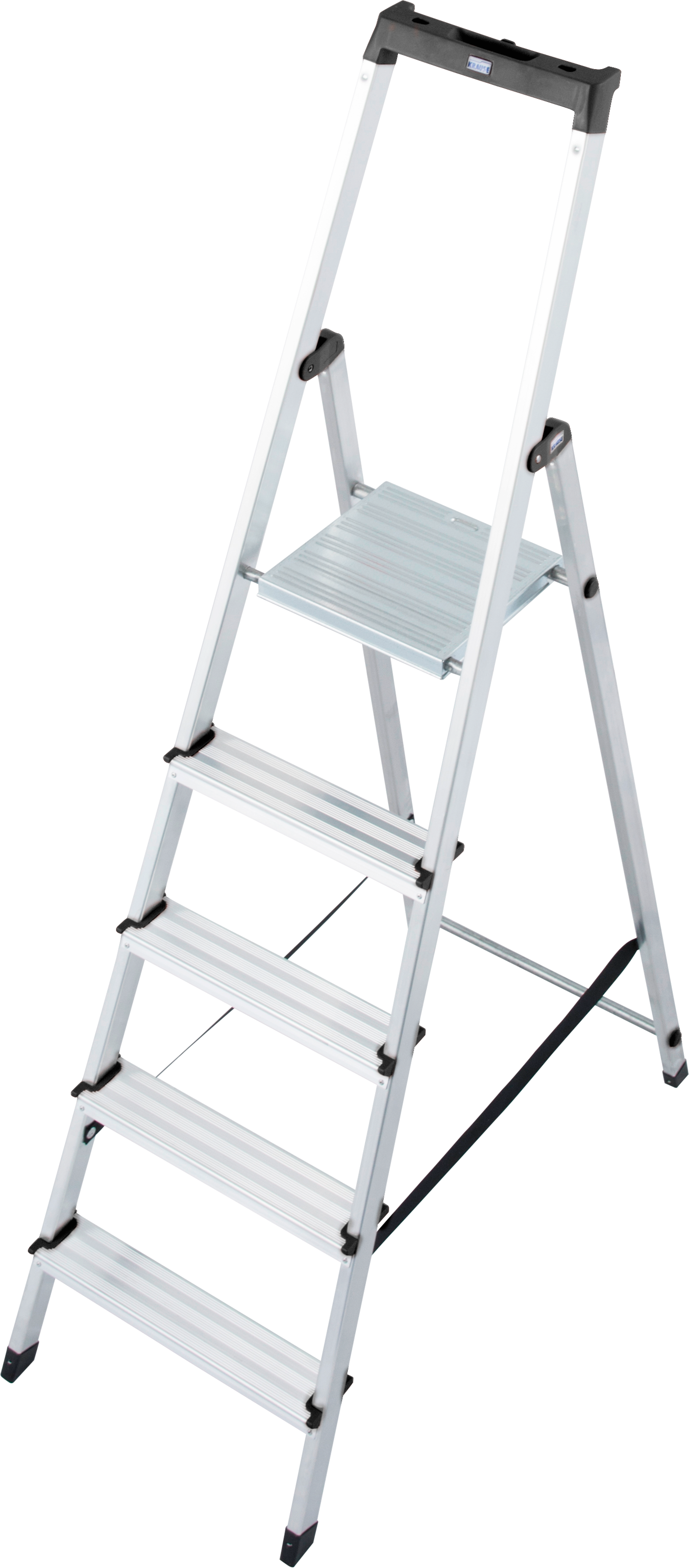 KRAUSE Stehleiter "Solidy" Aluminium, 1x5 Stufen, Arbeitshöhe ca. 305 cm günstig online kaufen