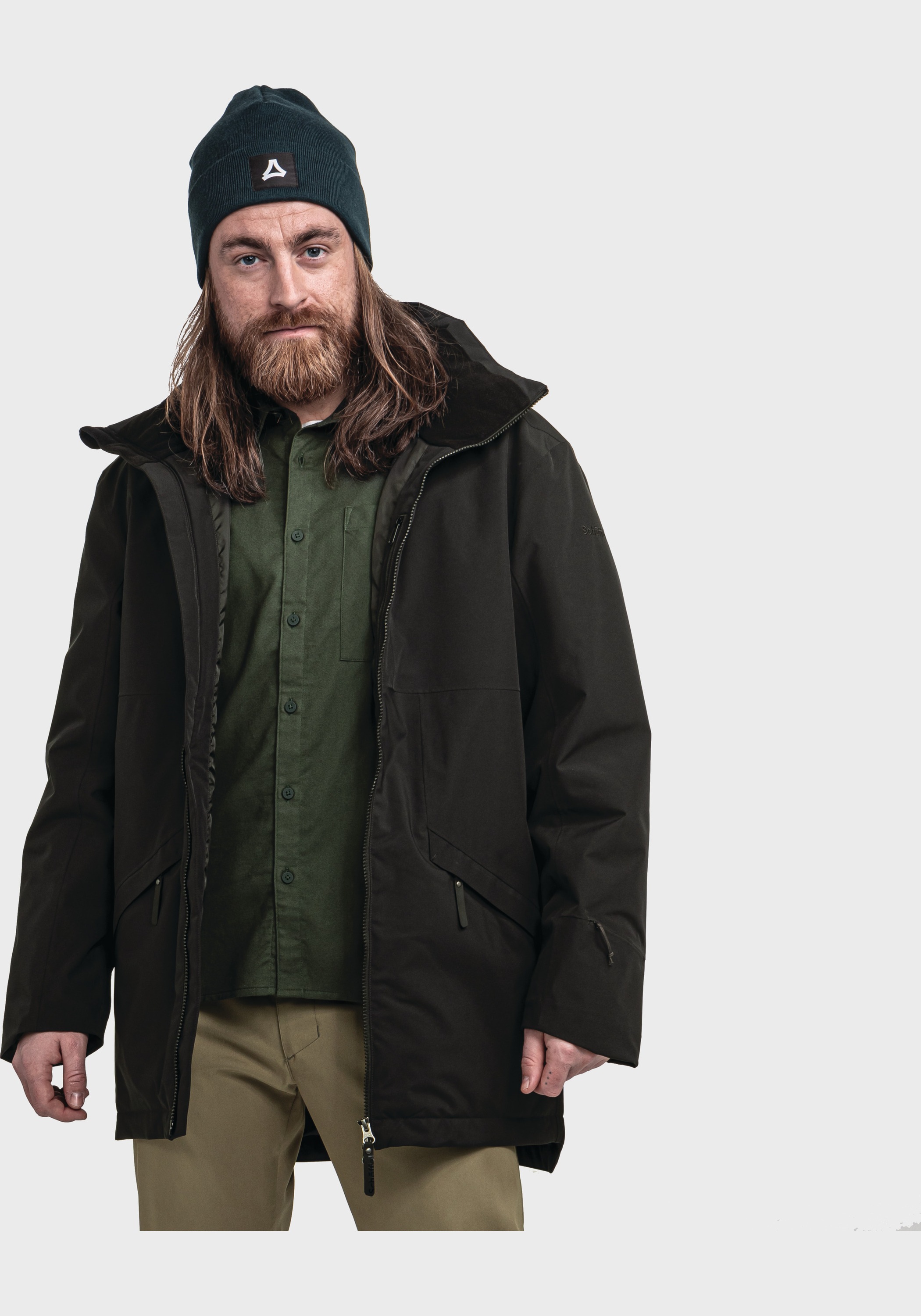 Schöffel Langjacke »Urban Ins Parka Style Malkay MNS«, mit Kapuze