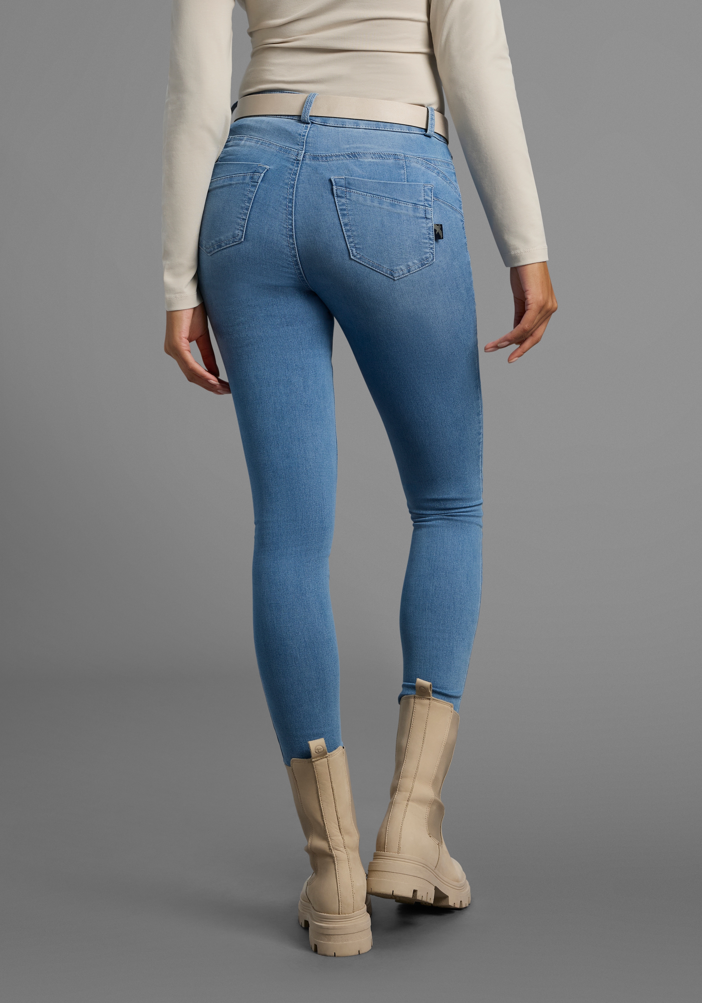 Arizona Skinny-fit-Jeans "Ultra Stretch", skinny-fit, betonte Taille, shapi günstig online kaufen