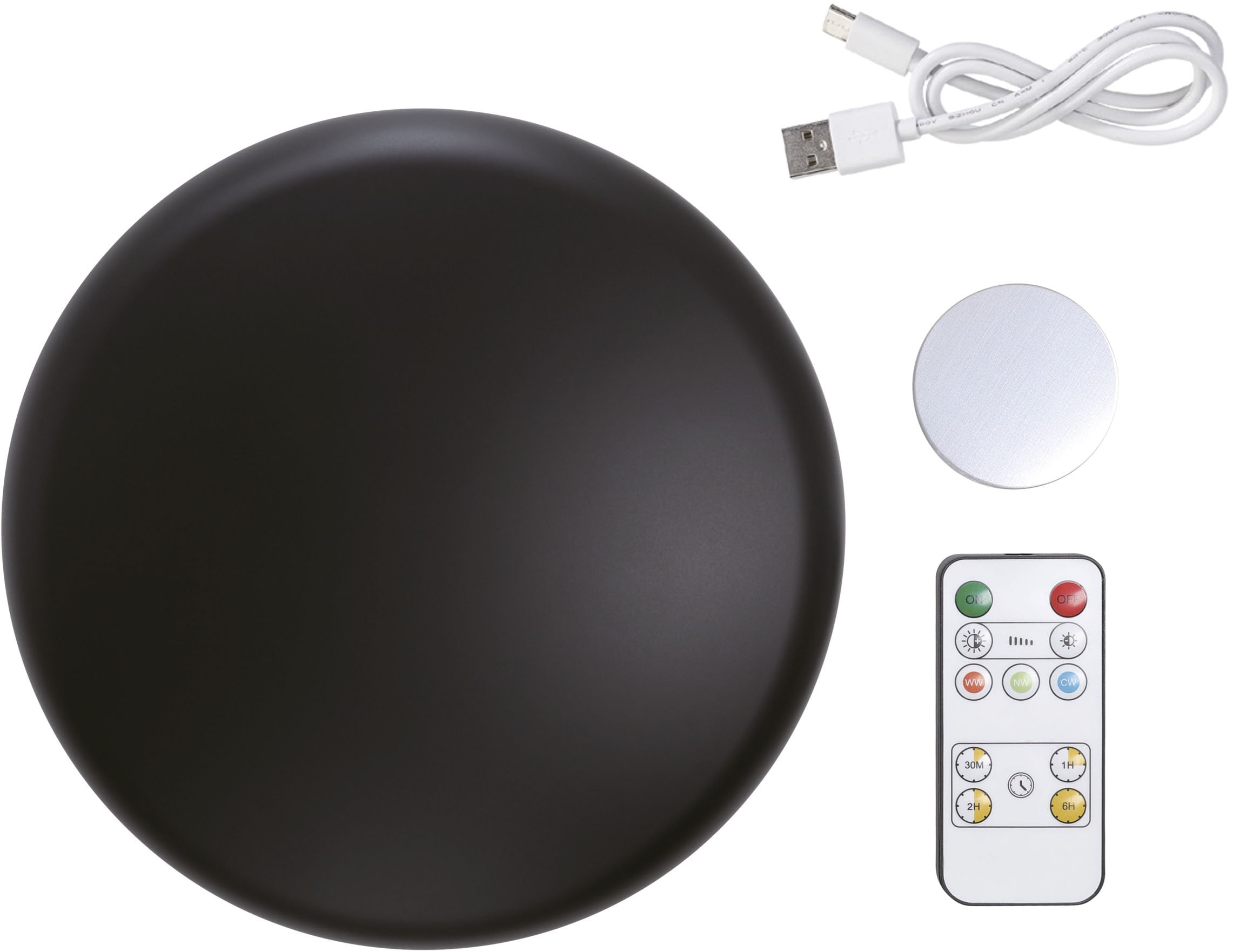 EGLO Wandleuchte »PORCIANO Wandlampe - Kunststoff - LED - 2W - IP20« LED-Modul 1 Stk. Warmweiß Wandstrahler, Wandspot, Wohnzimmer, Flur, Schlafzimmer, H4 x Ø20 cm