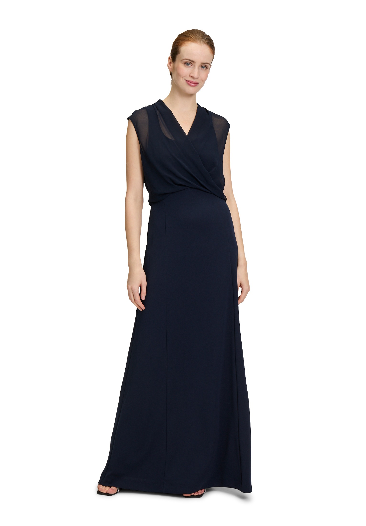 Vera Mont Abendkleid »Vera Mont Abendkleid mit Raffung«, Materialmix