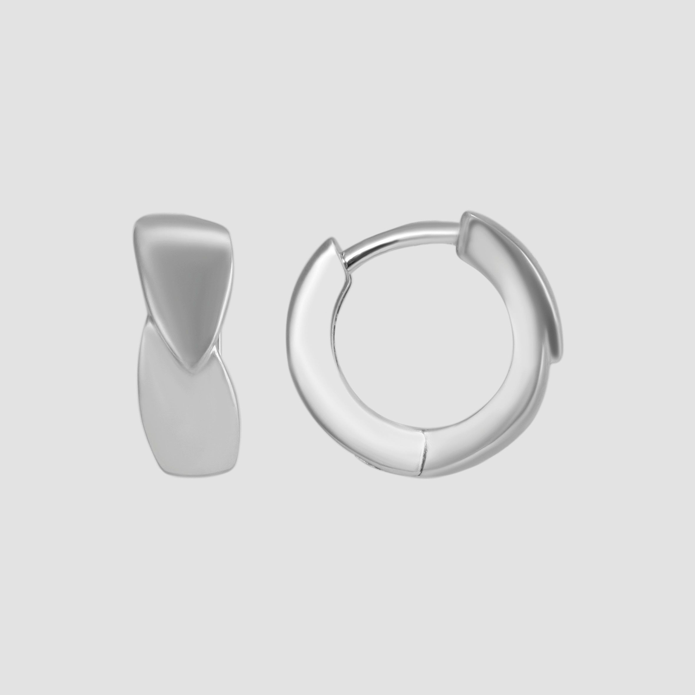 Adelia´s Klappcreolen »Damen Ohrringe – Klappcreole aus 925 Silber« Ideal als Geschenk für besondere Anlässe