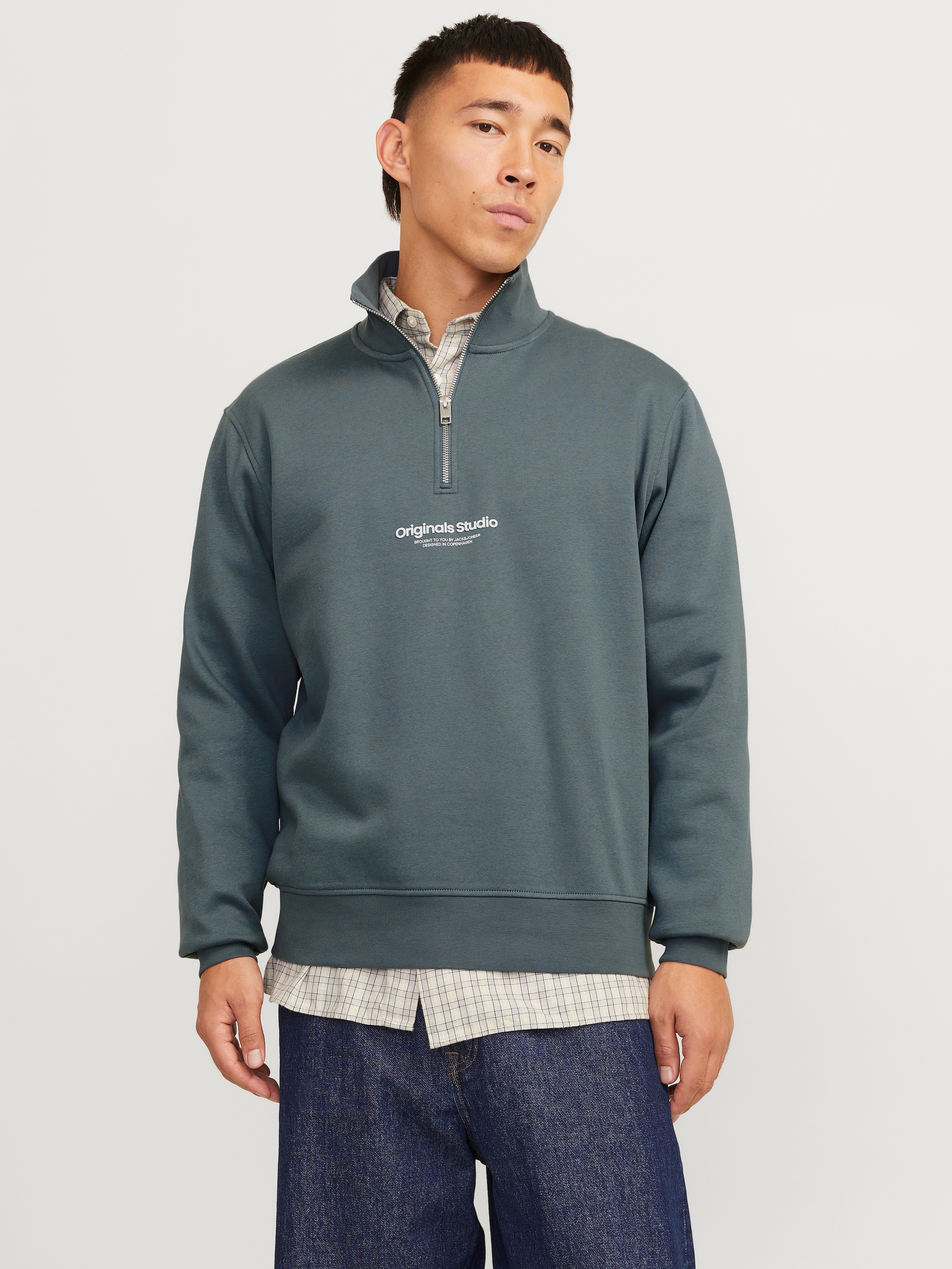 Jack & Jones Sweatshirt "JORVESTERBRO SWEAT QUARTER ZIP HN NOOS" günstig online kaufen