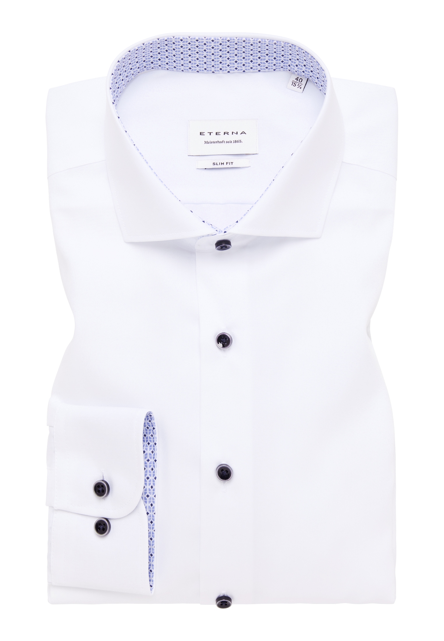 Eterna Langarmhemd »SLIM FIT«, NON IRON (bügelfrei)