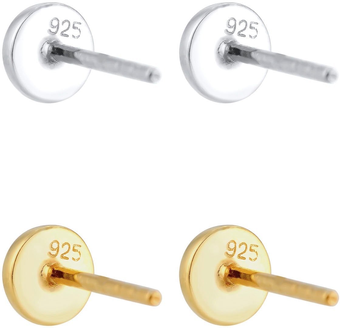 Elli Ohrstecker-Set »Schmuck Geschenk Silber 925 Ohrringe, 0308381219«, (Set, 4 tlg.)