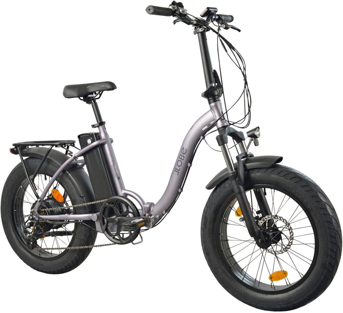 LLobe E-Bike »Elektro Faltrad 20" Terrain grau«, Shimano, Tourney, Heckmotor 250 W