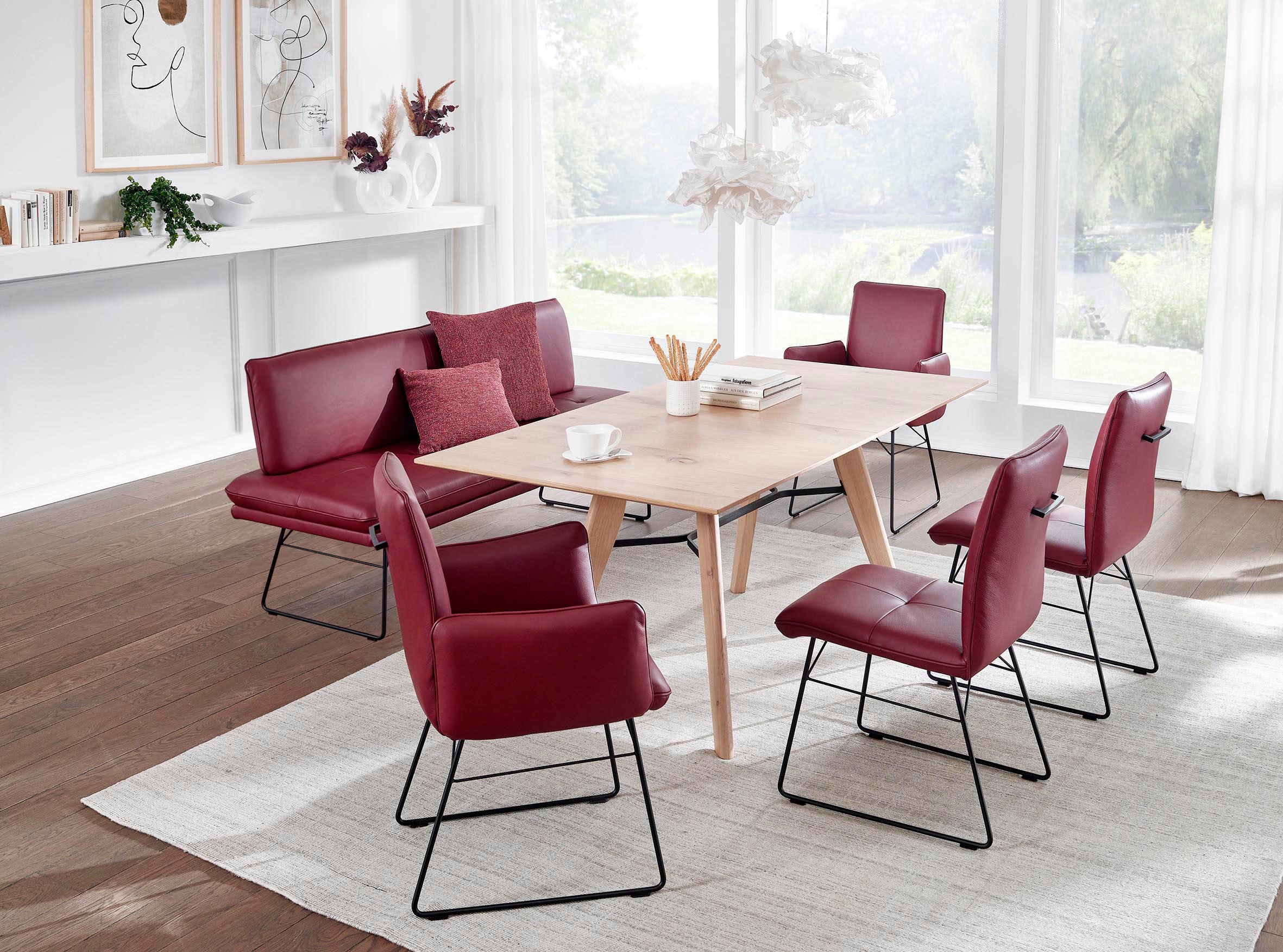 K+W Komfort & Wohnen Essgruppe "Giacomo IV" 6 Stk. tlg. Polsterbank in 2 Gr günstig online kaufen