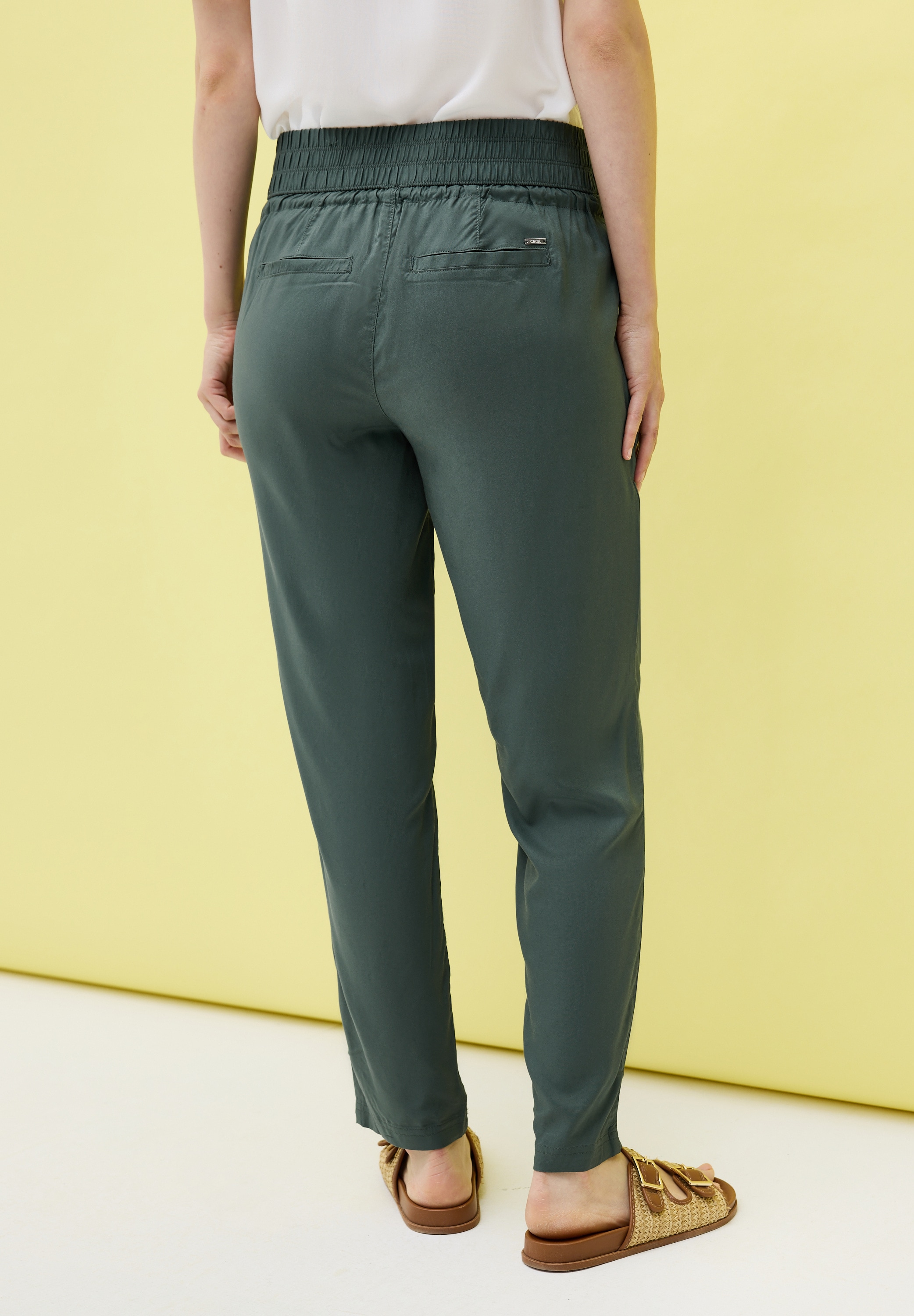 Cecil Stoffhose »Style CHELSEA«, Sommerhose mit elastischem Bund