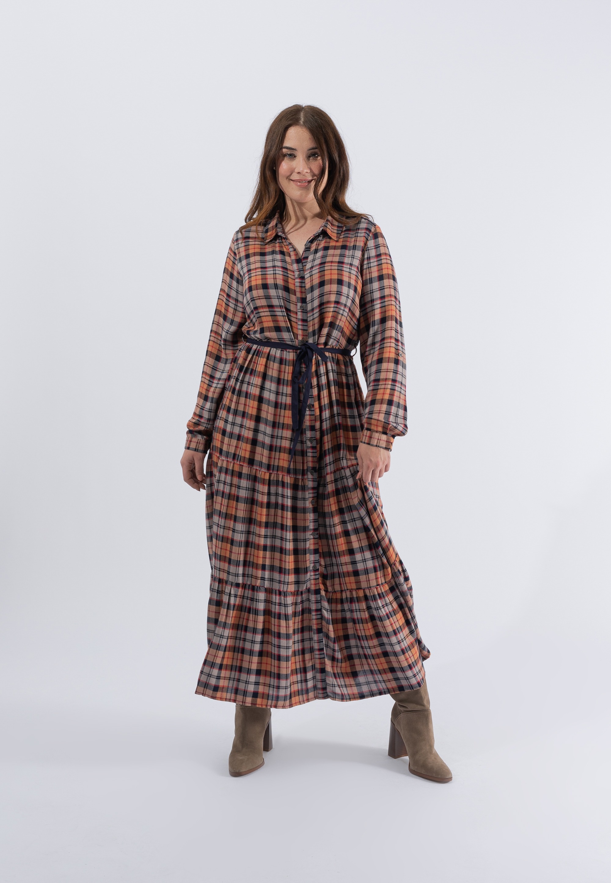 October Jerseykleid, mit tollem Karo-Muster kaufen | BAUR