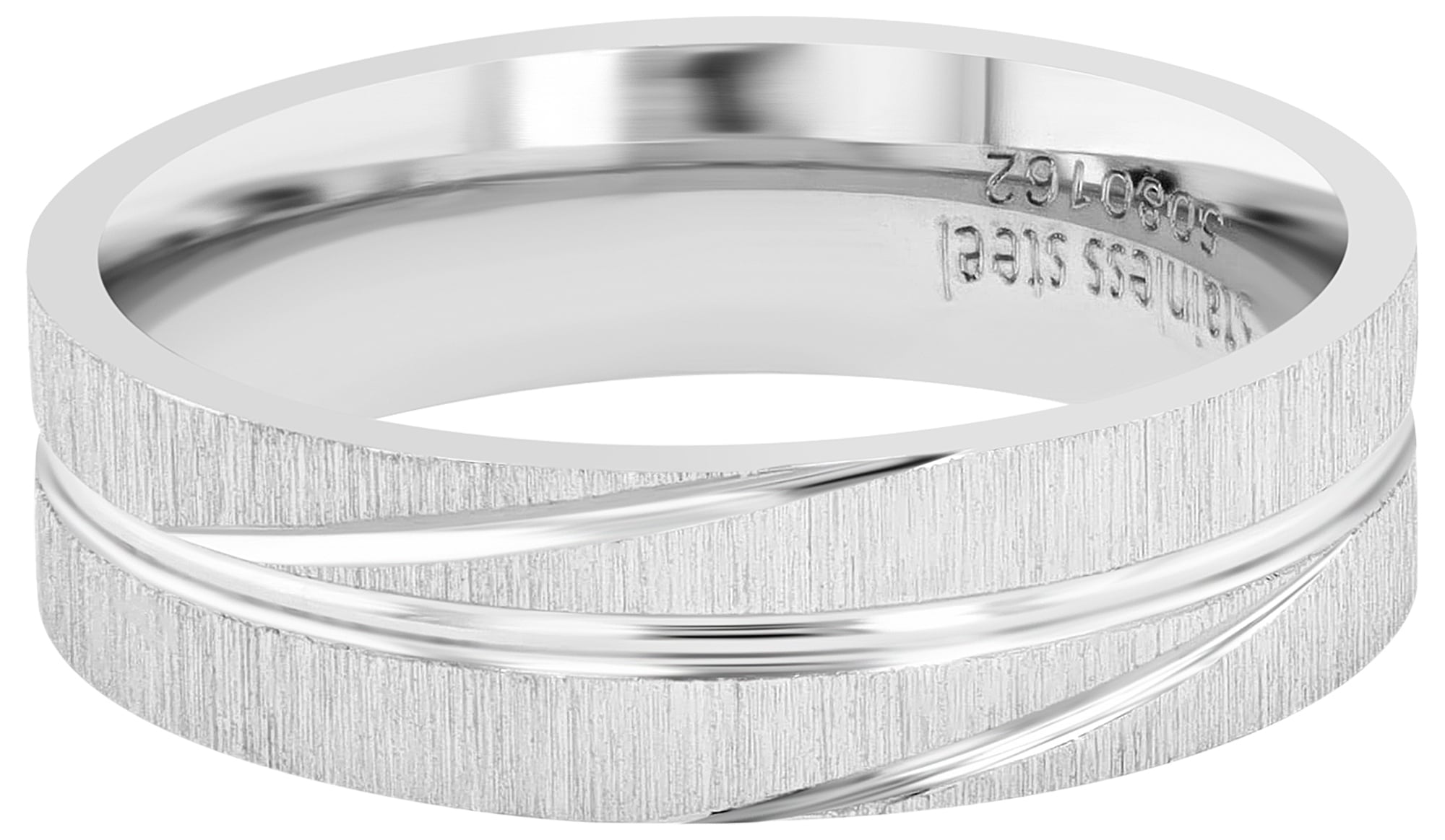 Adelia´s Fingerring »Herren Ring aus Edelstahl«