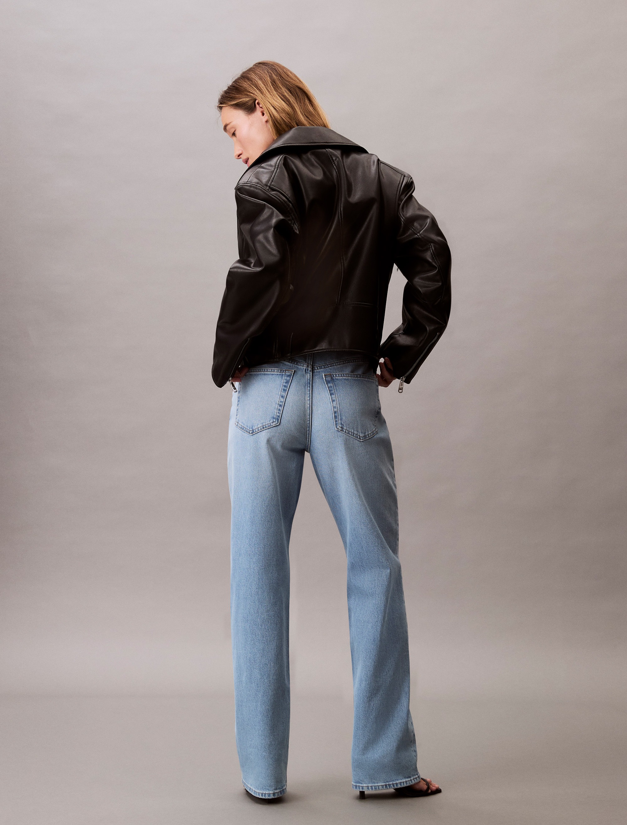 Calvin Klein Jeans Skinny-fit-Jeans "HIGH RISE STRAIGHT LT CAPE", Mit Gürte günstig online kaufen