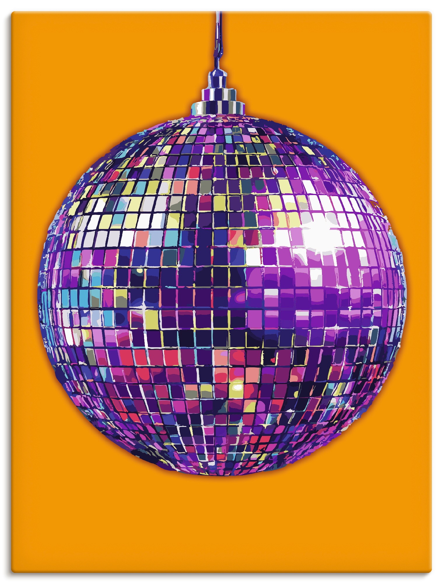 Wandbild ARTLAND "Discokugel", farbe bild(er): farbig, B:45cm H:60cm, Bilder, als Alubild, Leinwandbild, Poster, Wandaufkleber in verschied. Größen 4