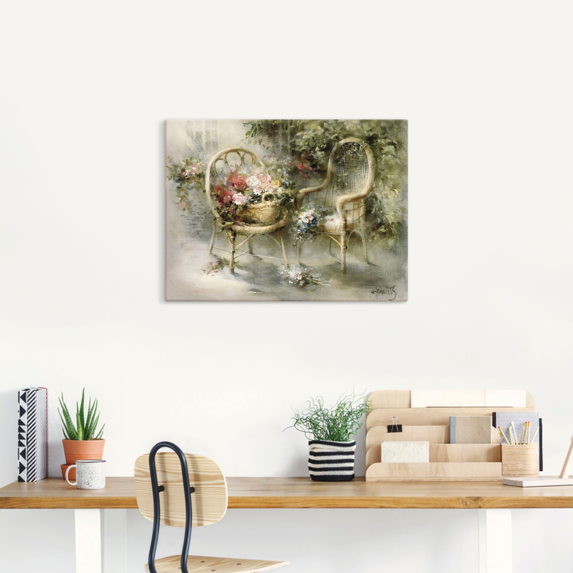 Artland Wandbild »Sommer II«, Garten, (1 St.), als Leinwandbild, Poster in verschied. Größen