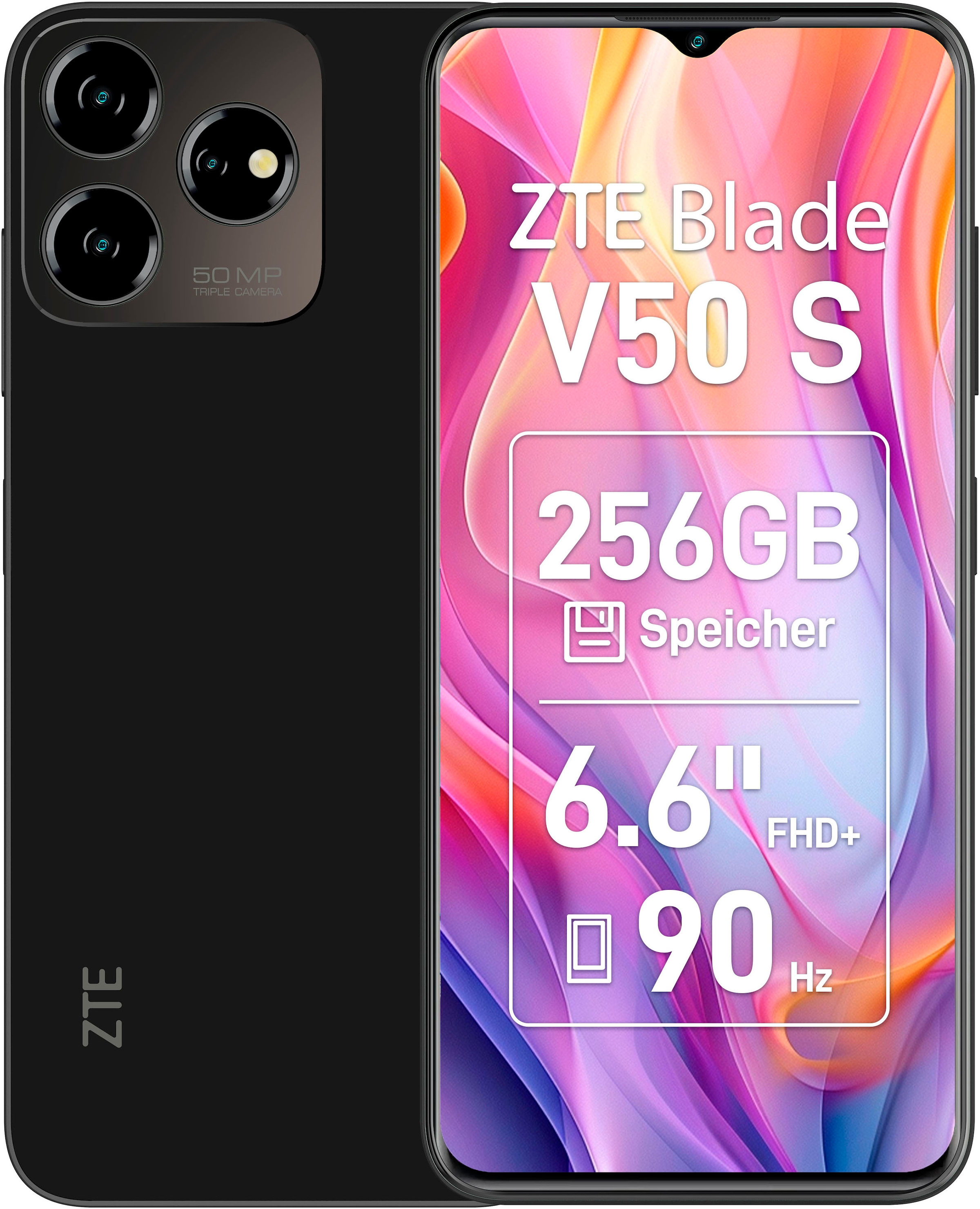 ZTE Smartphone »Blade V50S«, schwarz