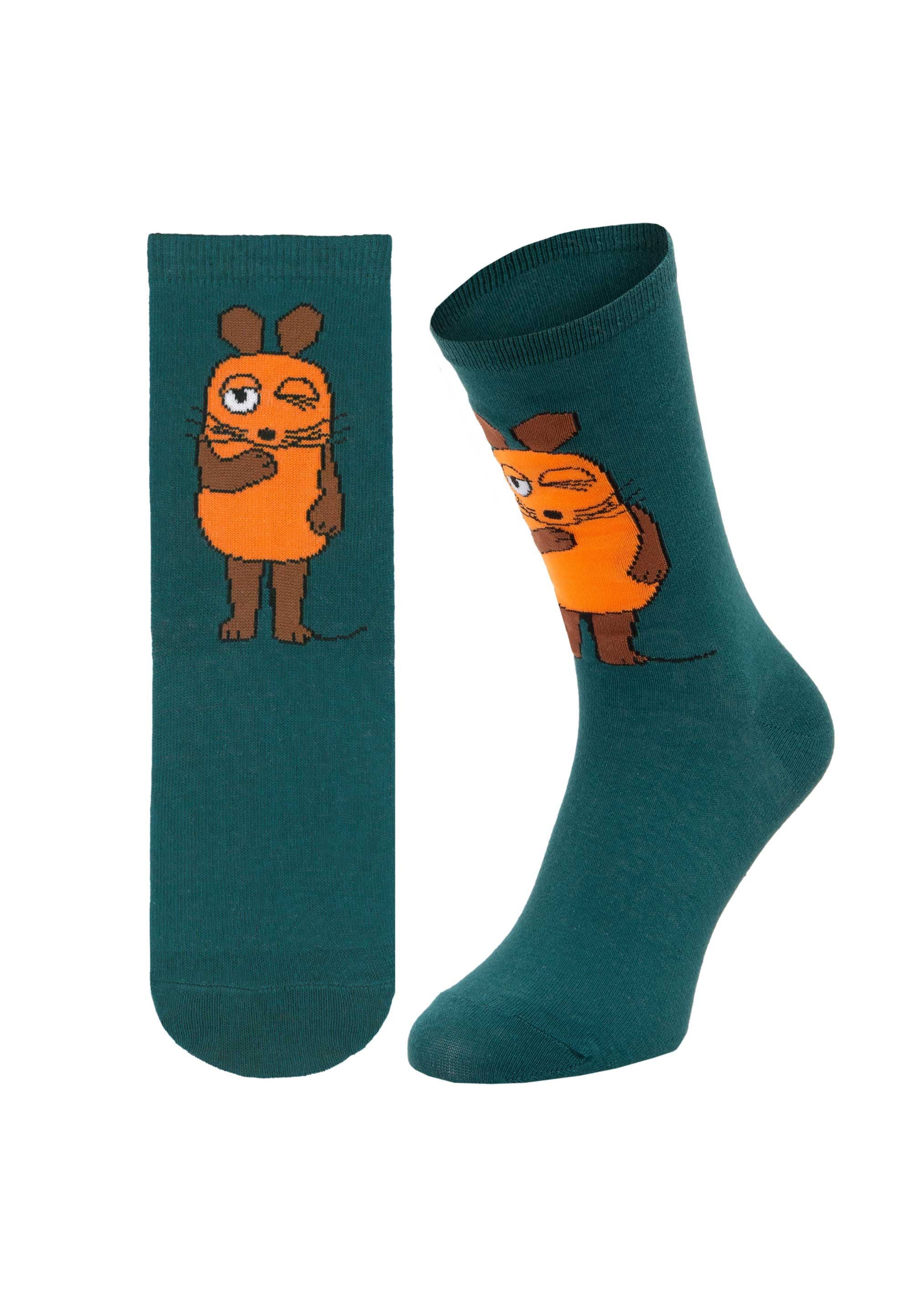 koaa Socken »Maus - Große Freunde«, 3er-Pack mit buntem Design