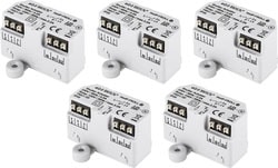 HOMEMATIC IP Smart-Home-Steuerelement "Rollladenaktor - Unterputz 5er Set", B:5,4cm H:3,3cm T:4,1cm, weiß, Smart-Home-Stationen