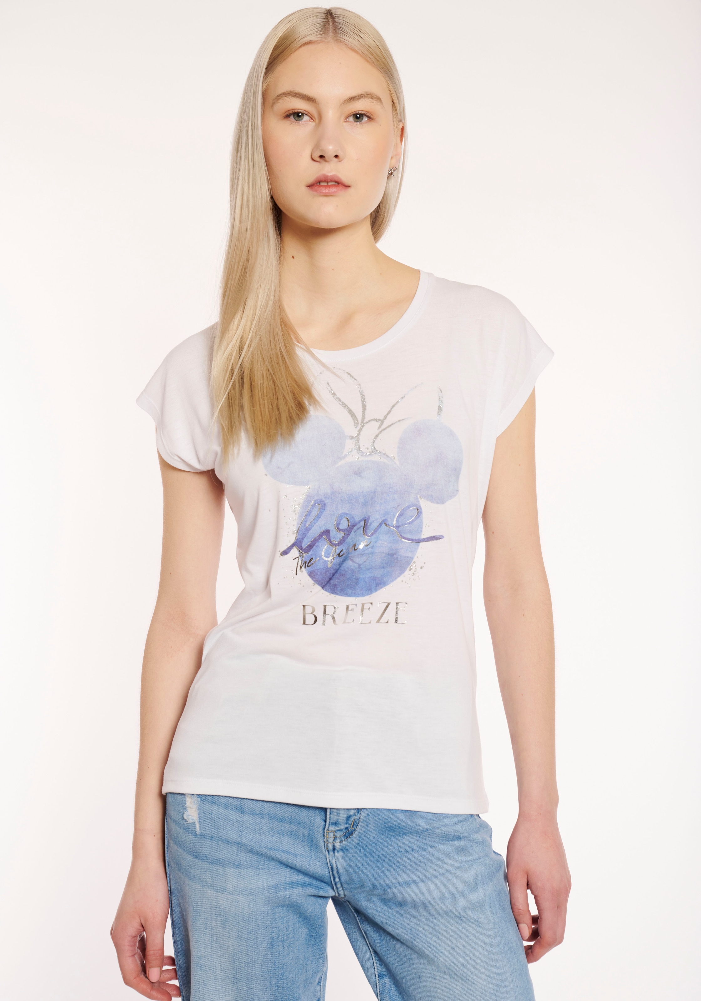 HaILY’S Kurzarmshirt "SS P TP Ca44rol" günstig online kaufen