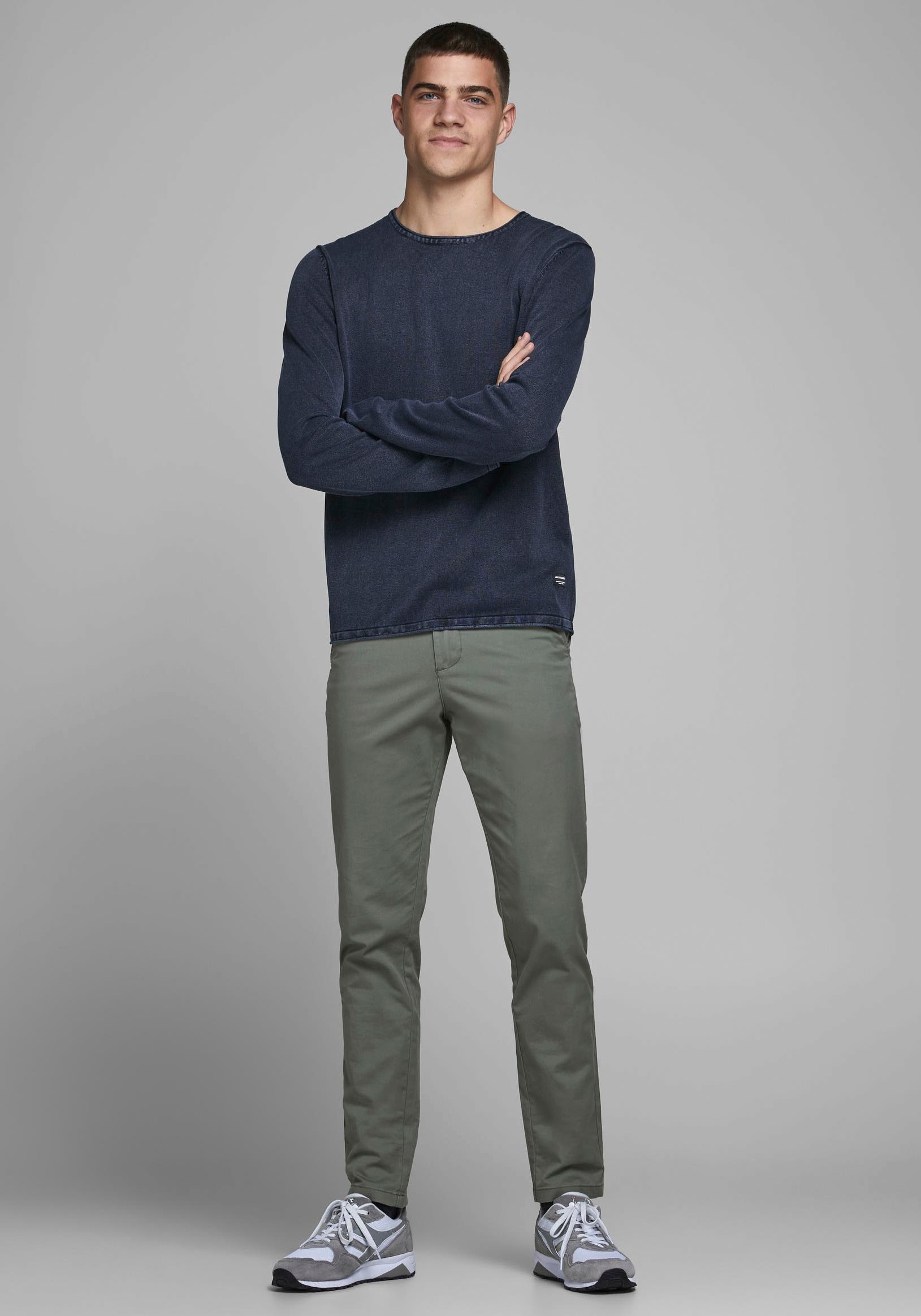 Jack & Jones Rundhalspullover »LEO«