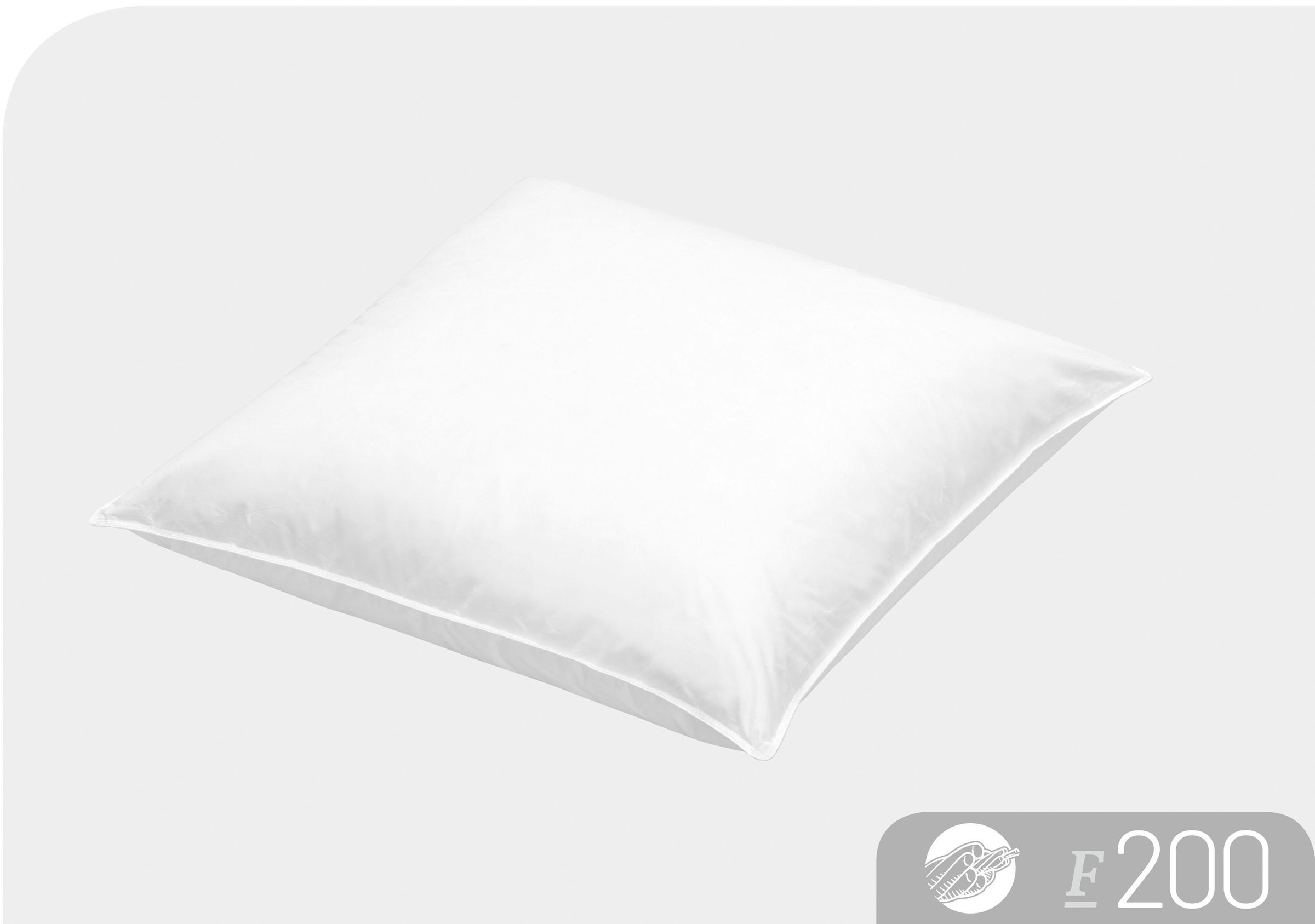 Schlafstil Baumwollkissen »F200«, Füllung: 100% Polyester, Bezug: 100% Baumwolle, (1 St.), hergestellt in Deutschland, allergikerfreundlich