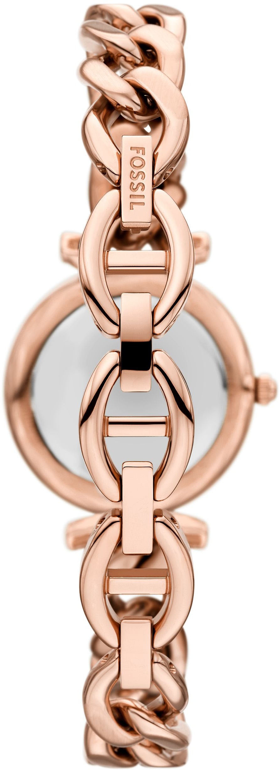 Fossil Quarzuhr »CARLIE MINI«, (Set, 2 tlg., mit Armband), Armbanduhr, Damenuhr, Edelstahlarmband, Ideal auch als Geschenk
