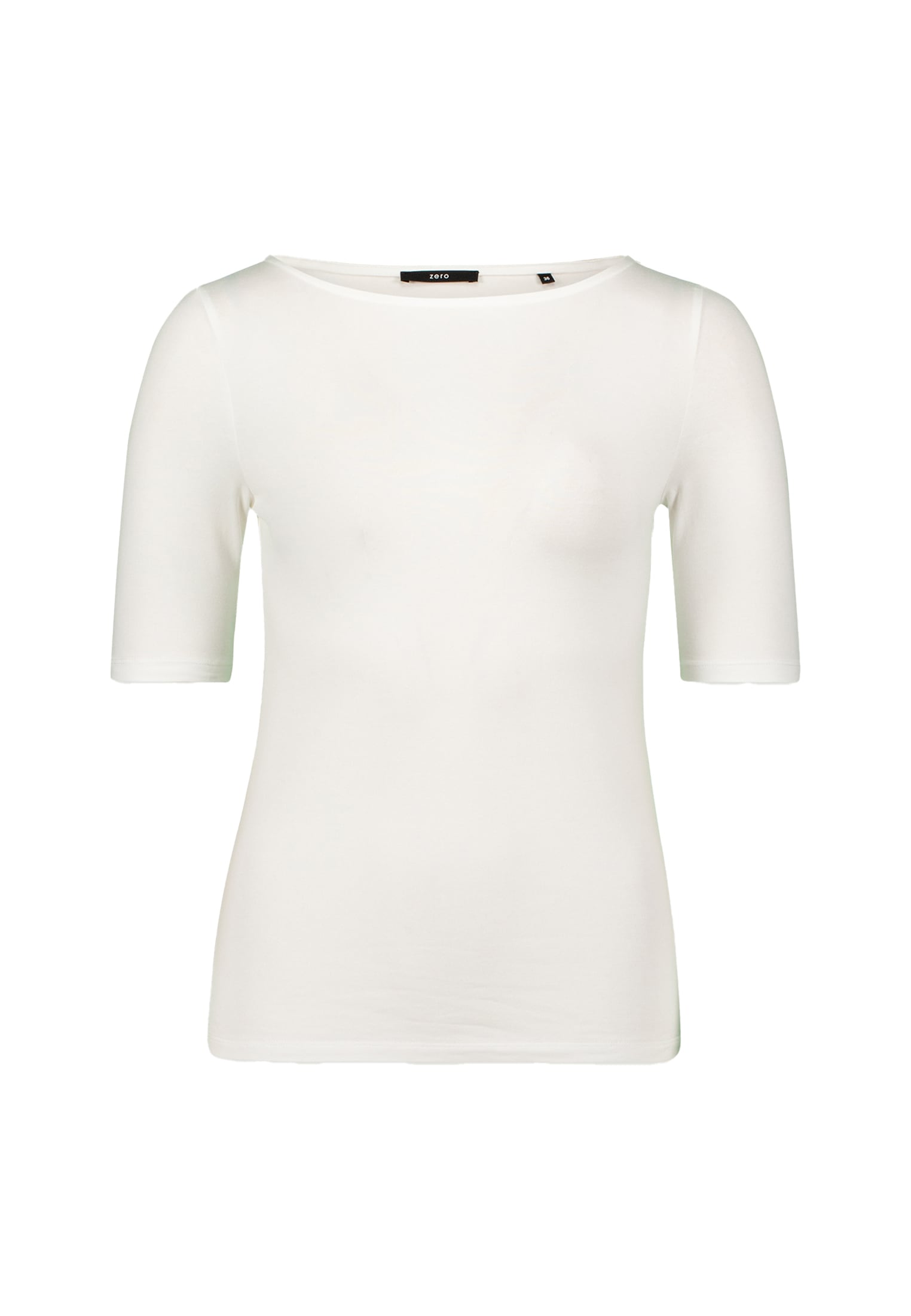 Zero Kurzarmshirt »zero Modalshirt mit U-Bootausschnitt«, (1 tlg.), Plain/ohne Details