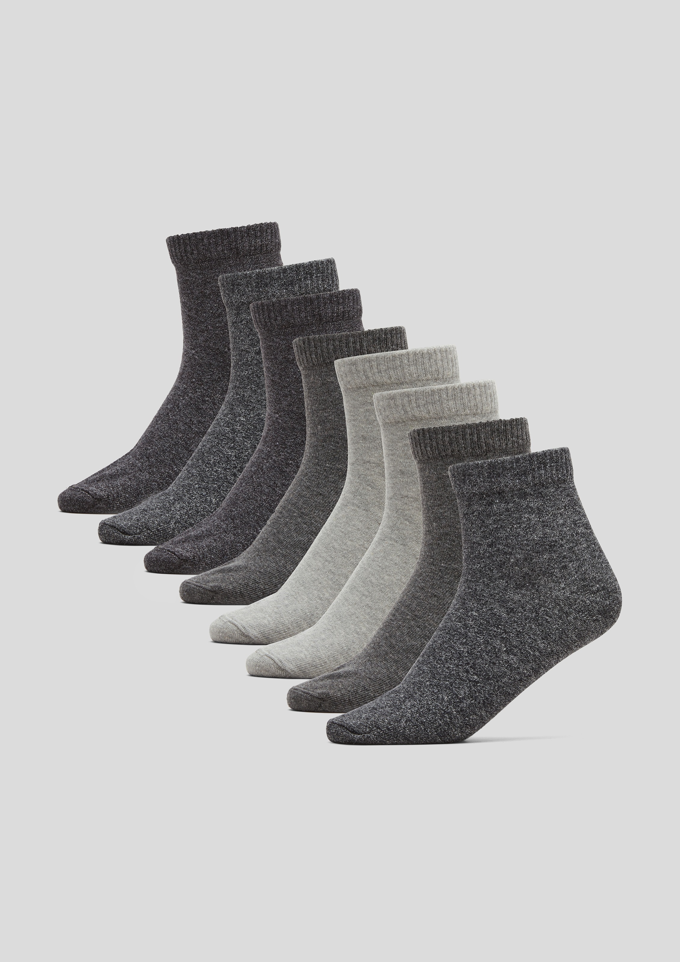 s.Oliver Kurzsocken "essentials" 8 Stk. tlg. mit pflegeleichtem Materialmix günstig online kaufen