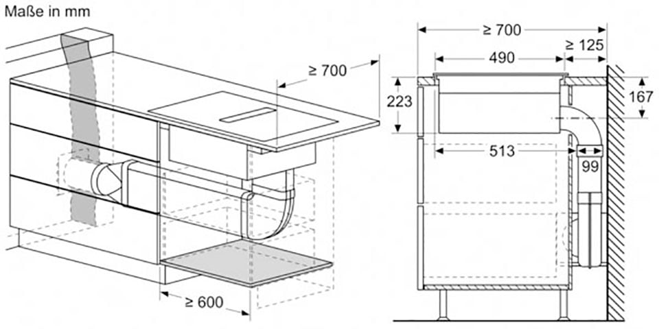 NEFF Kochfeld mit Dunstabzug »T46CB4AX2«, mit einfacher Touch Control Bedienung