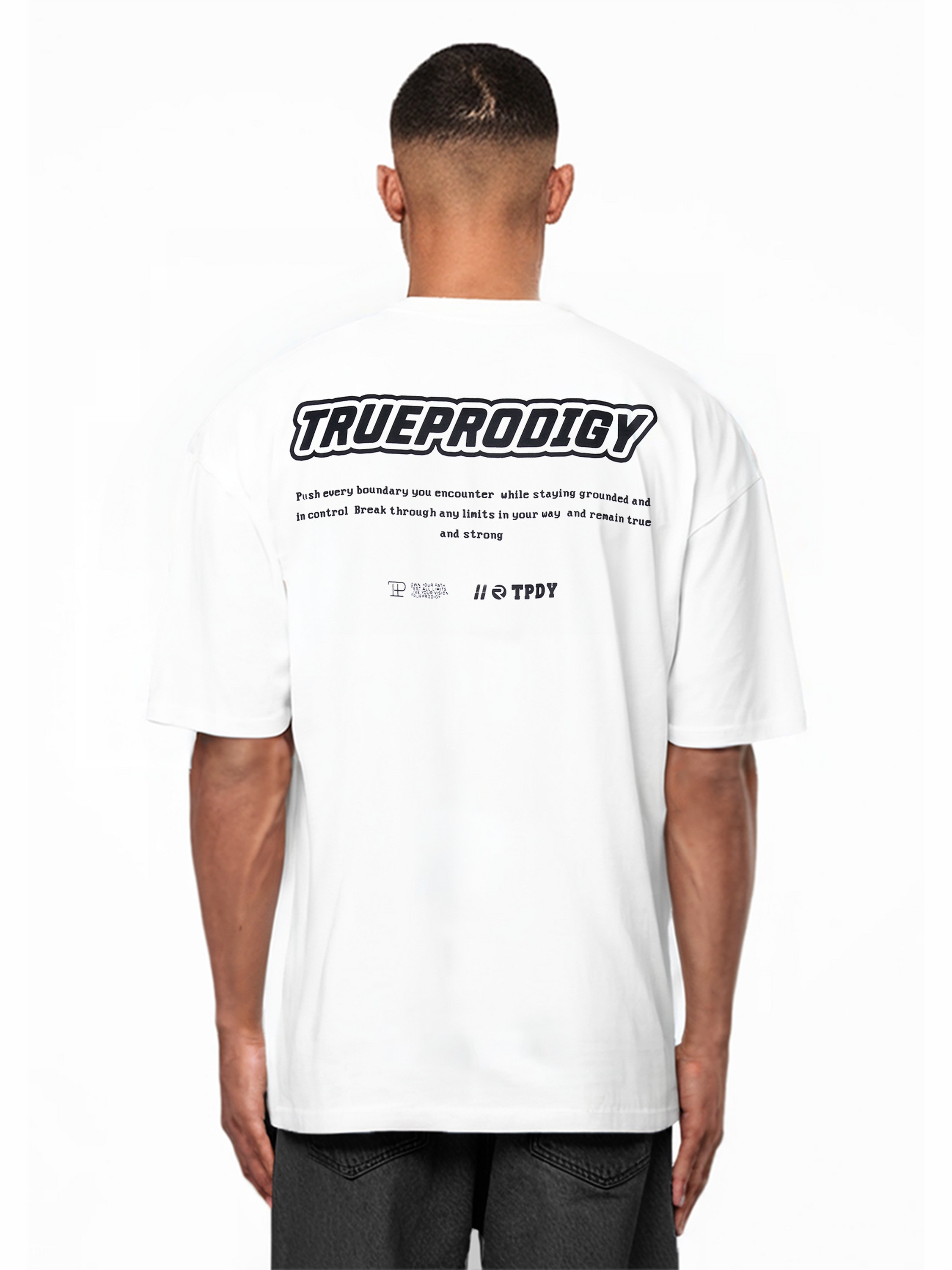 trueprodigy Oversize-Shirt "Eden Logo Print Oversized Rundhals"