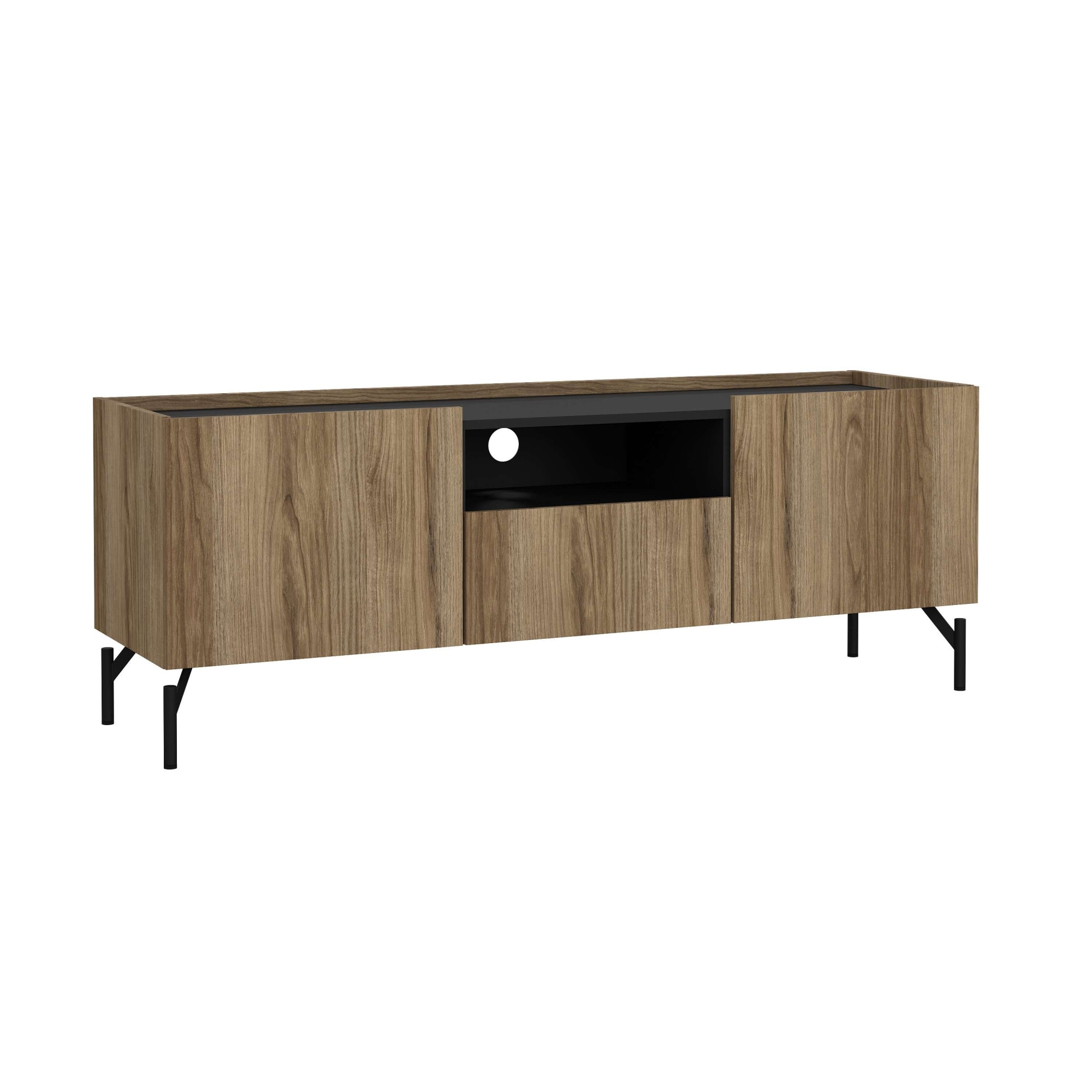 INOSIGN TV-Board »Bergen TV-Möbel, Fernsehtisch, TV-Unit, Media-Möbel, Sideboard,«, 2 Türen, verstellbaren Böden,1 Schublade, Kabelmanagement, B:147 cm