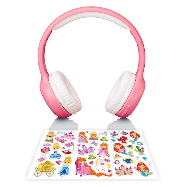 Lenco Over-Ear-Kopfhörer »HPB-110 Kinderkopfhörer mit Sticker« | BAUR