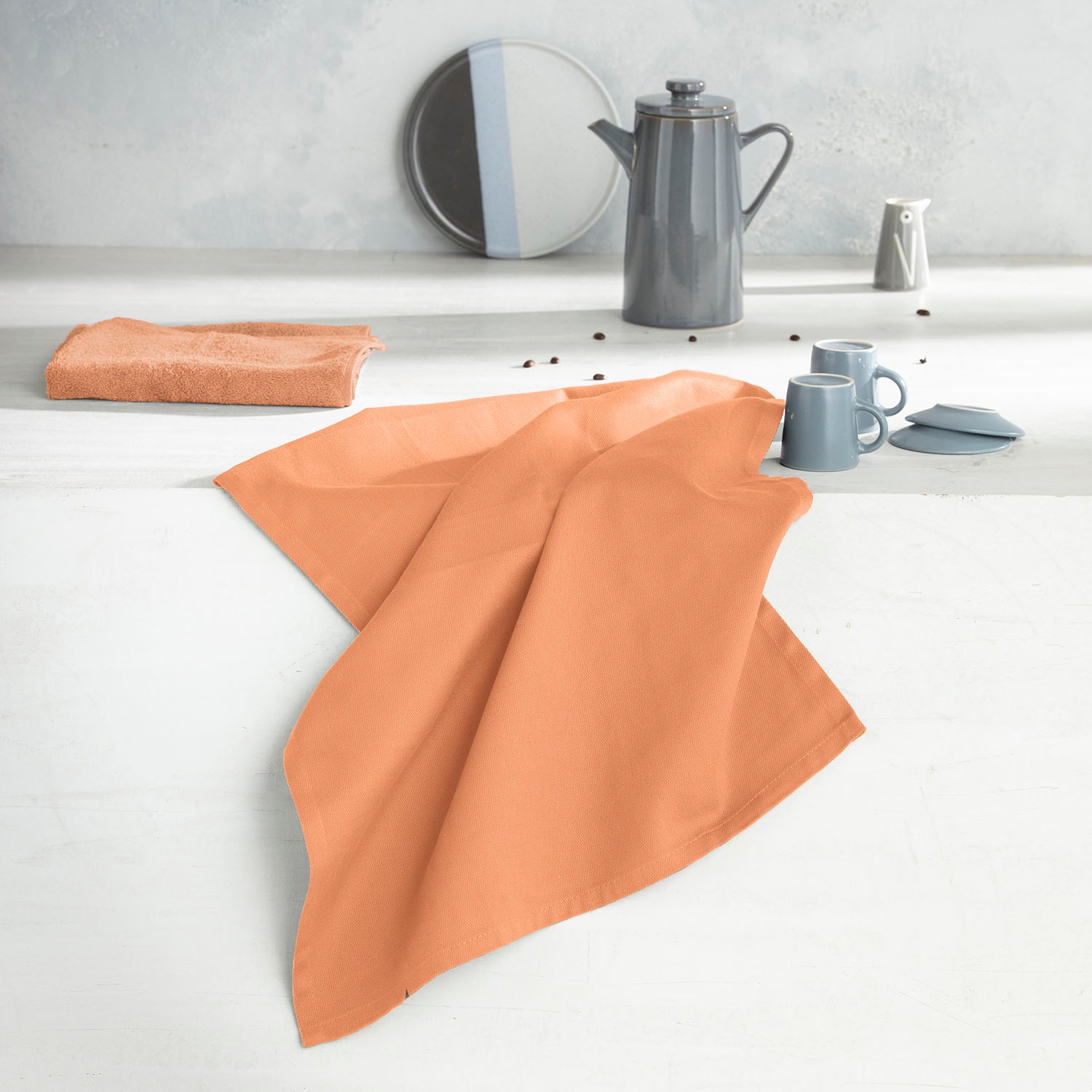 DDDDD Geschirrtuch "Barbeque" Set aus Jacquard-Gewebe und weicher Frottee, günstig online kaufen